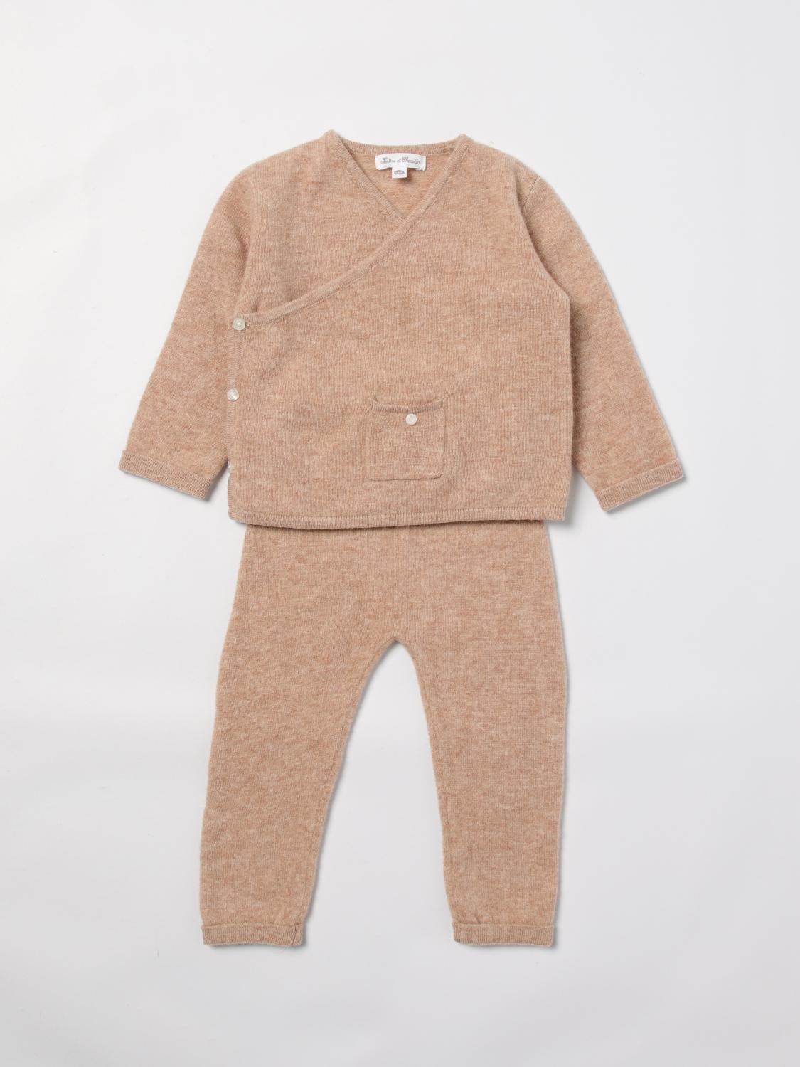 TARTINE ET CHOCOLAT JUMPSUIT: Jumpsuit kids Tartine Et Chocolat, Beige - Img 1