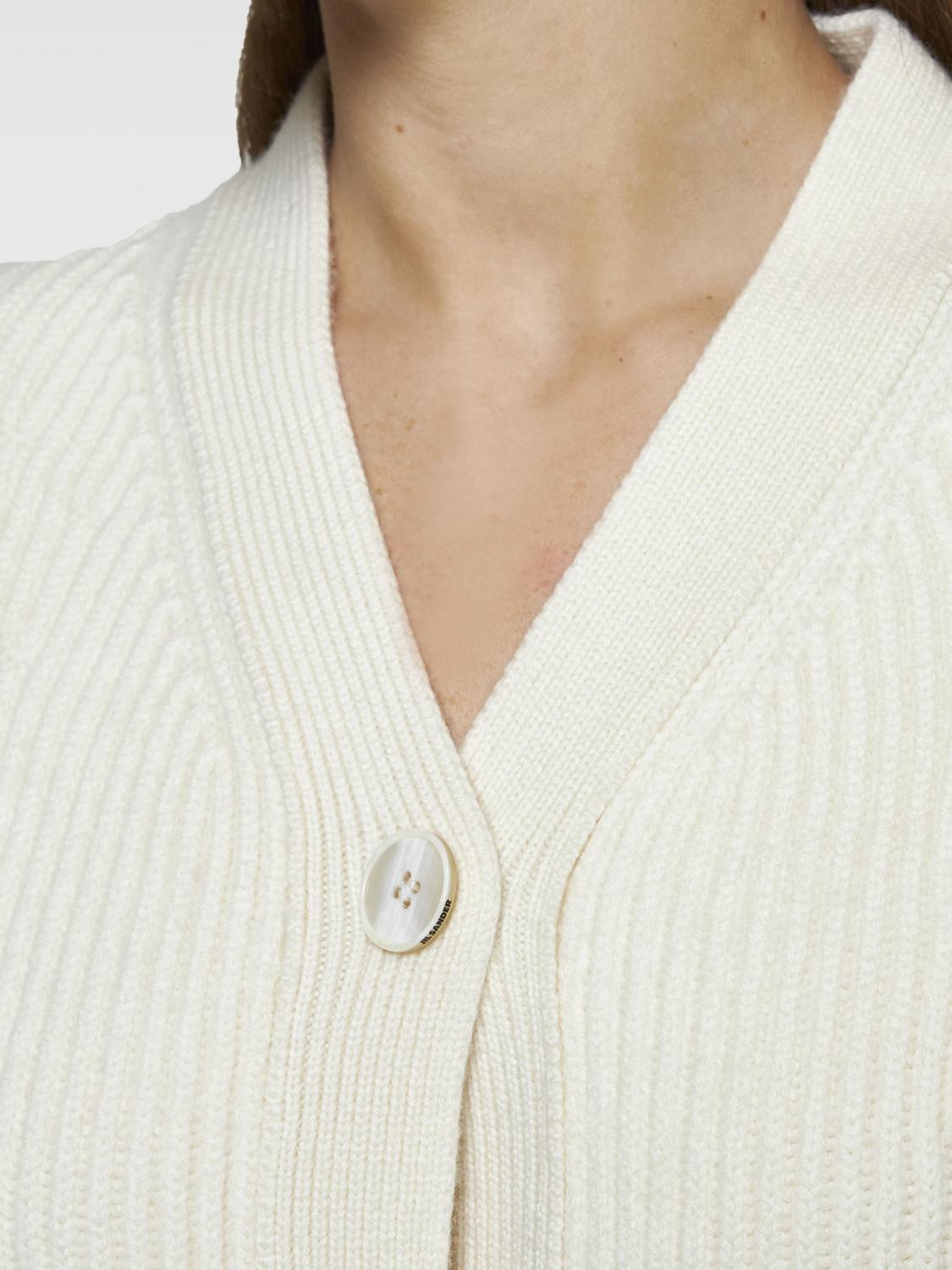 JIL SANDER CARDIGAN: Cardigan woman Jil Sander, White - Img 3