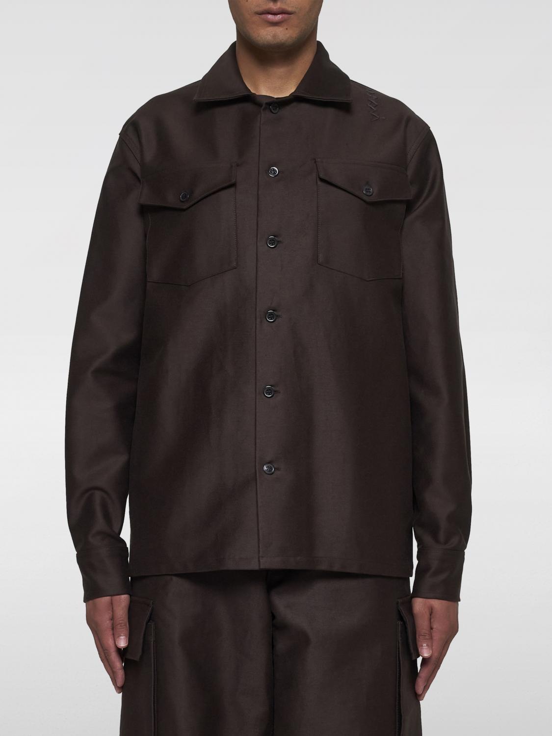 MARNI SHIRT: Shirt men Marni, Brown - Img 1