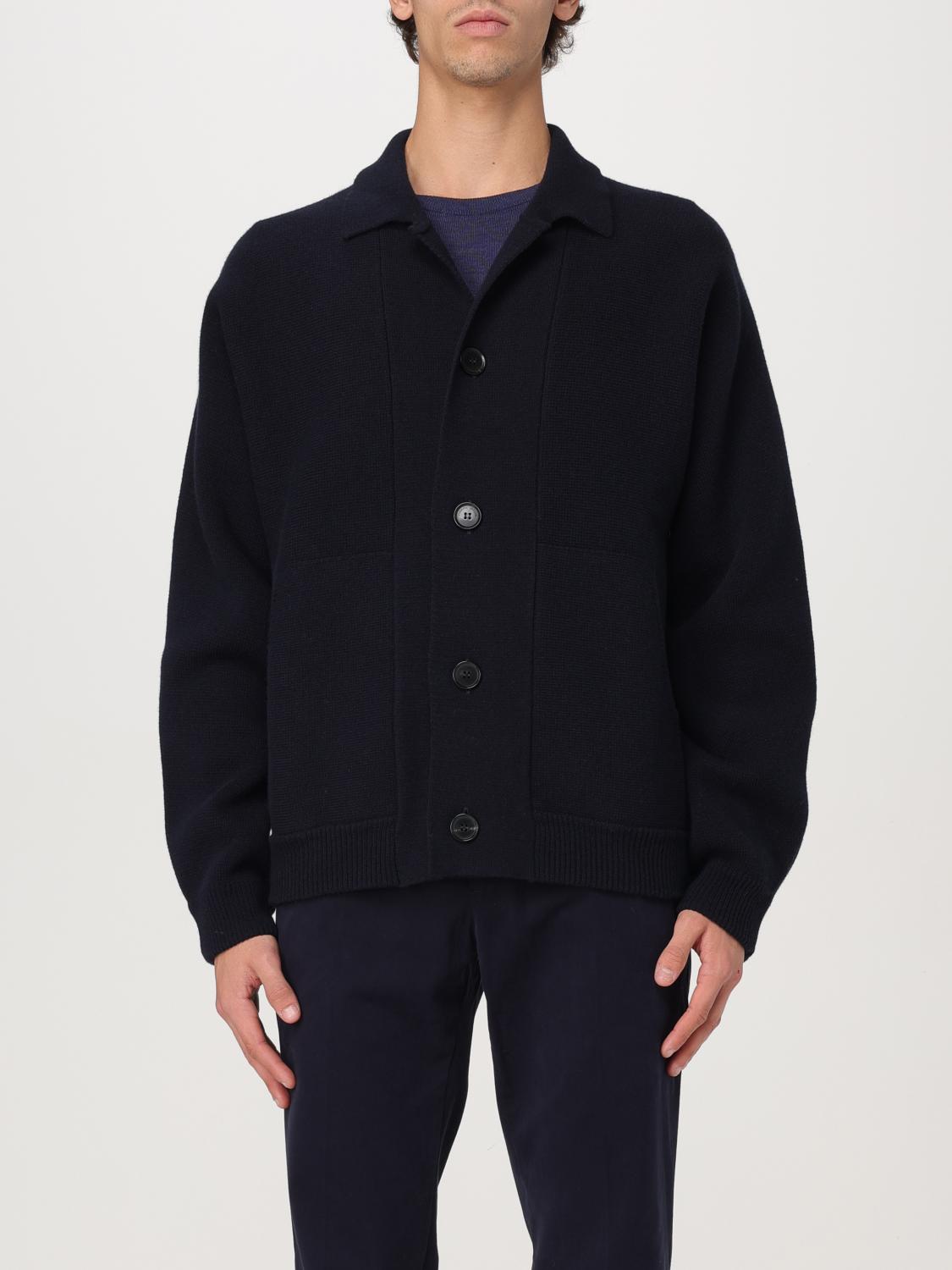 ROBERTO COLLINA STRICKJACKE: Strickjacke herren Roberto Collina, Blau - Img 1