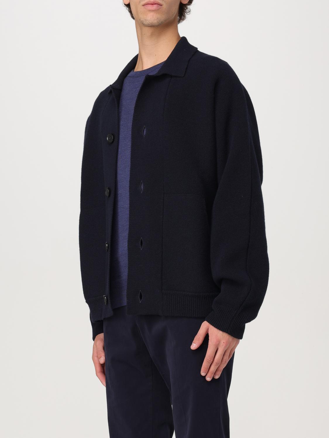 ROBERTO COLLINA STRICKJACKE: Strickjacke herren Roberto Collina, Blau - Img 3