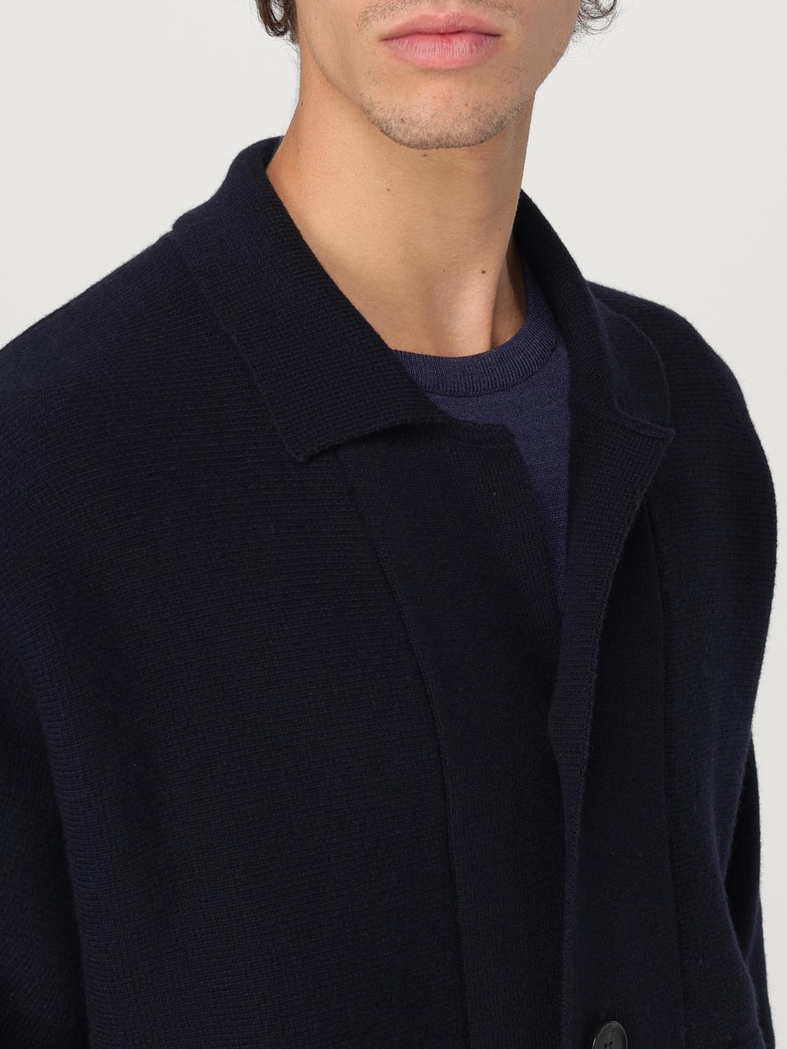 ROBERTO COLLINA STRICKJACKE: Strickjacke herren Roberto Collina, Blau - Img 4