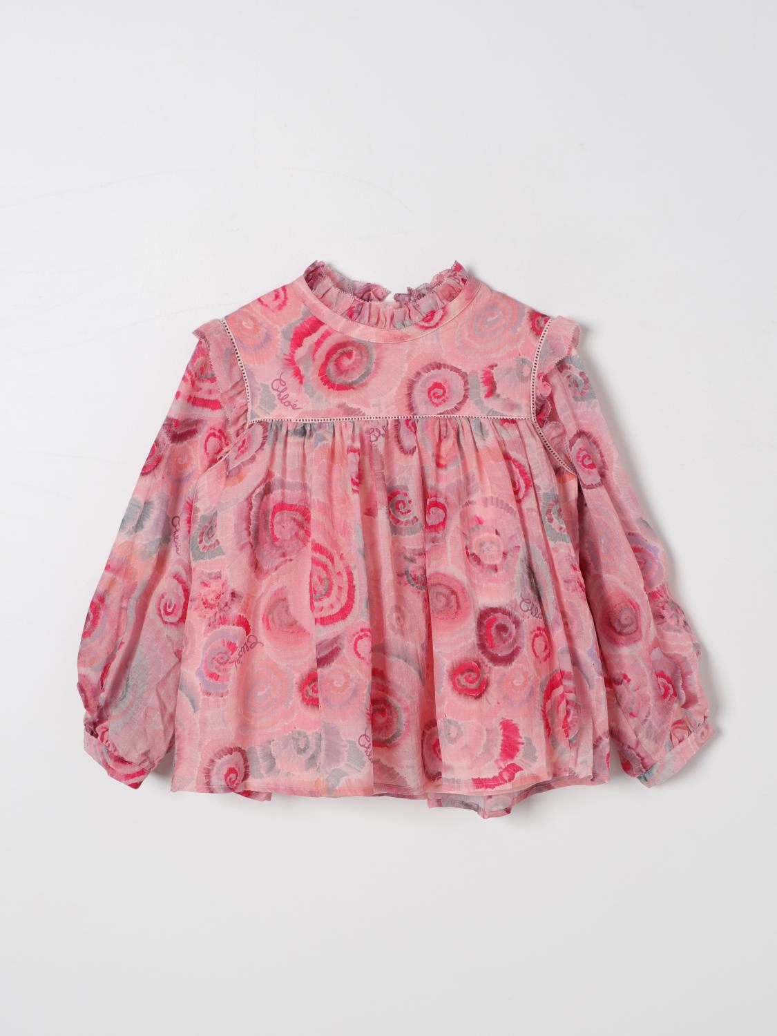 CHLOÉ SHIRT: Skirt kids ChloÉ, Pink - Img 1