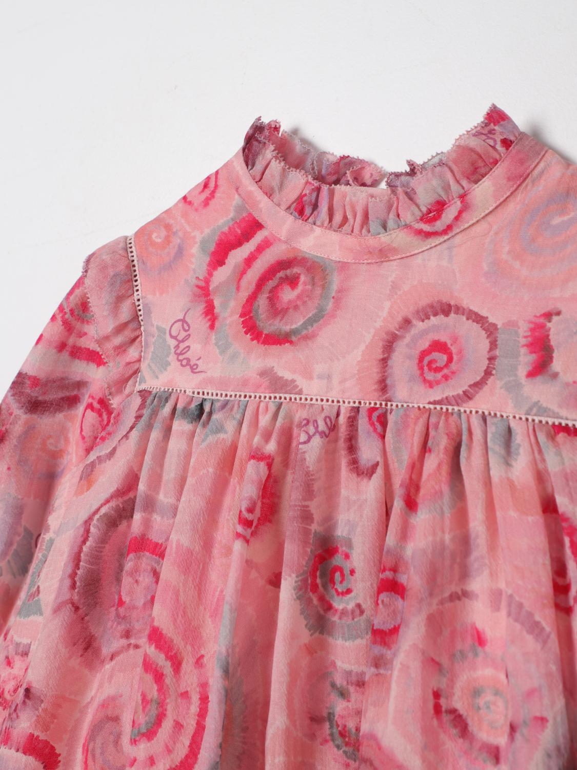 CHLOÉ SHIRT: Skirt kids ChloÉ, Pink - Img 3