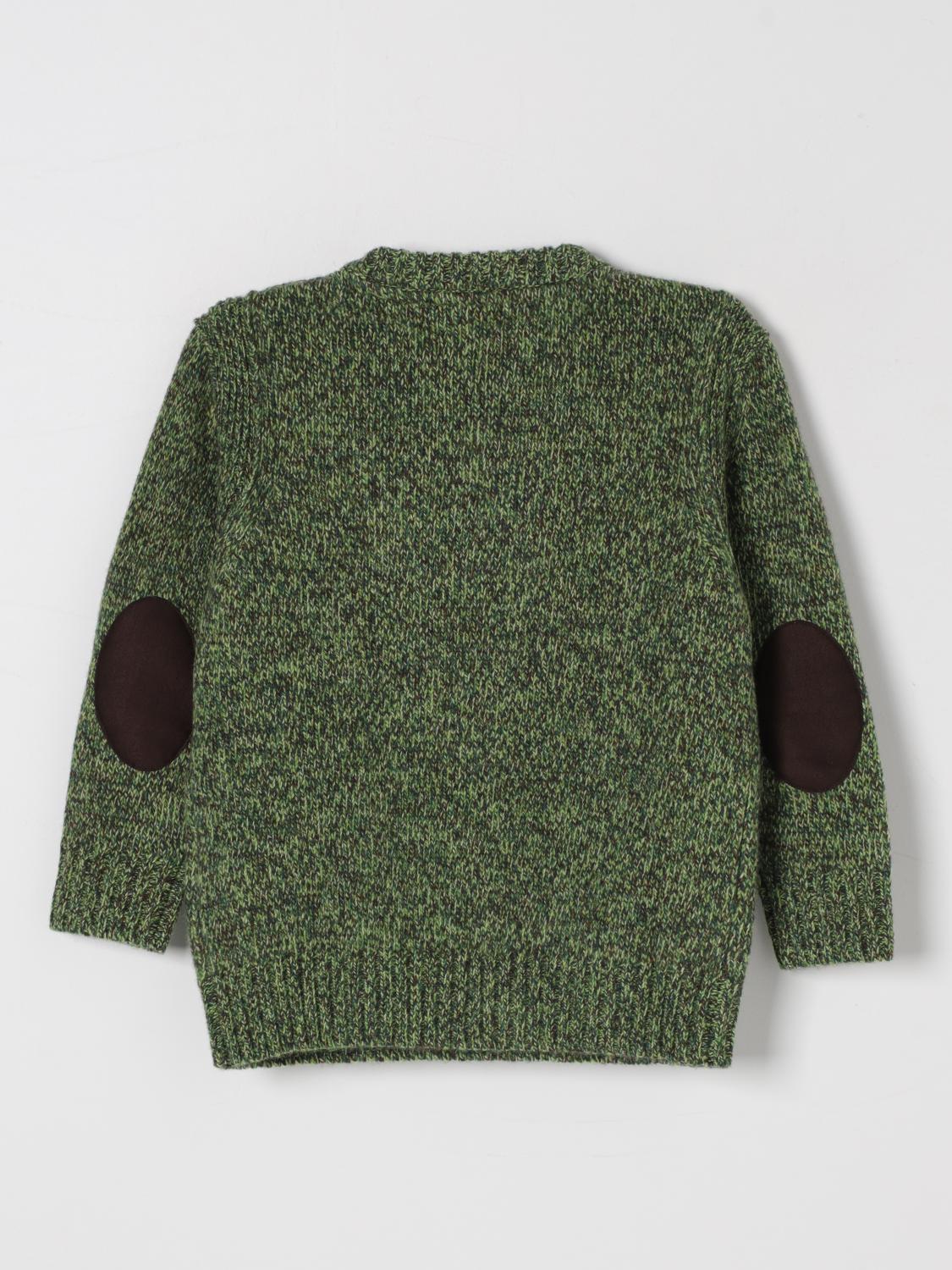 PAOLO PECORA SWEATER: Sweater kids Paolo Pecora, Green - Img 2