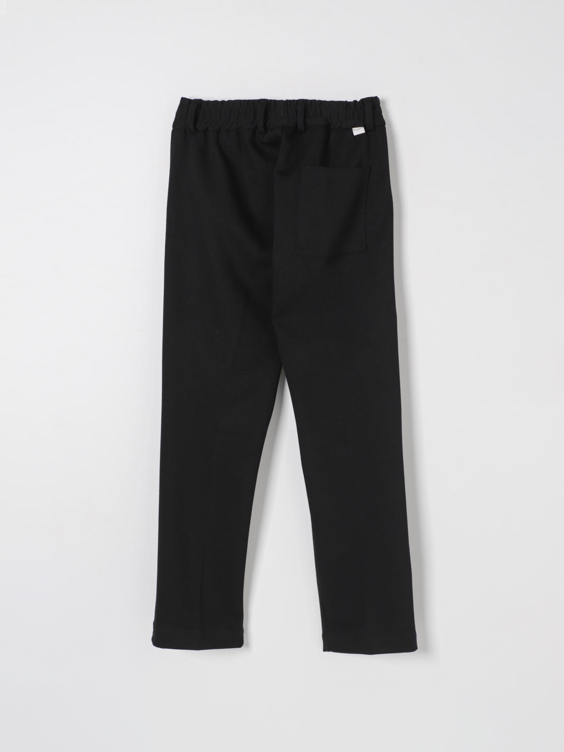 PAOLO PECORA PANTS: Pants kids Paolo Pecora, Black - Img 2