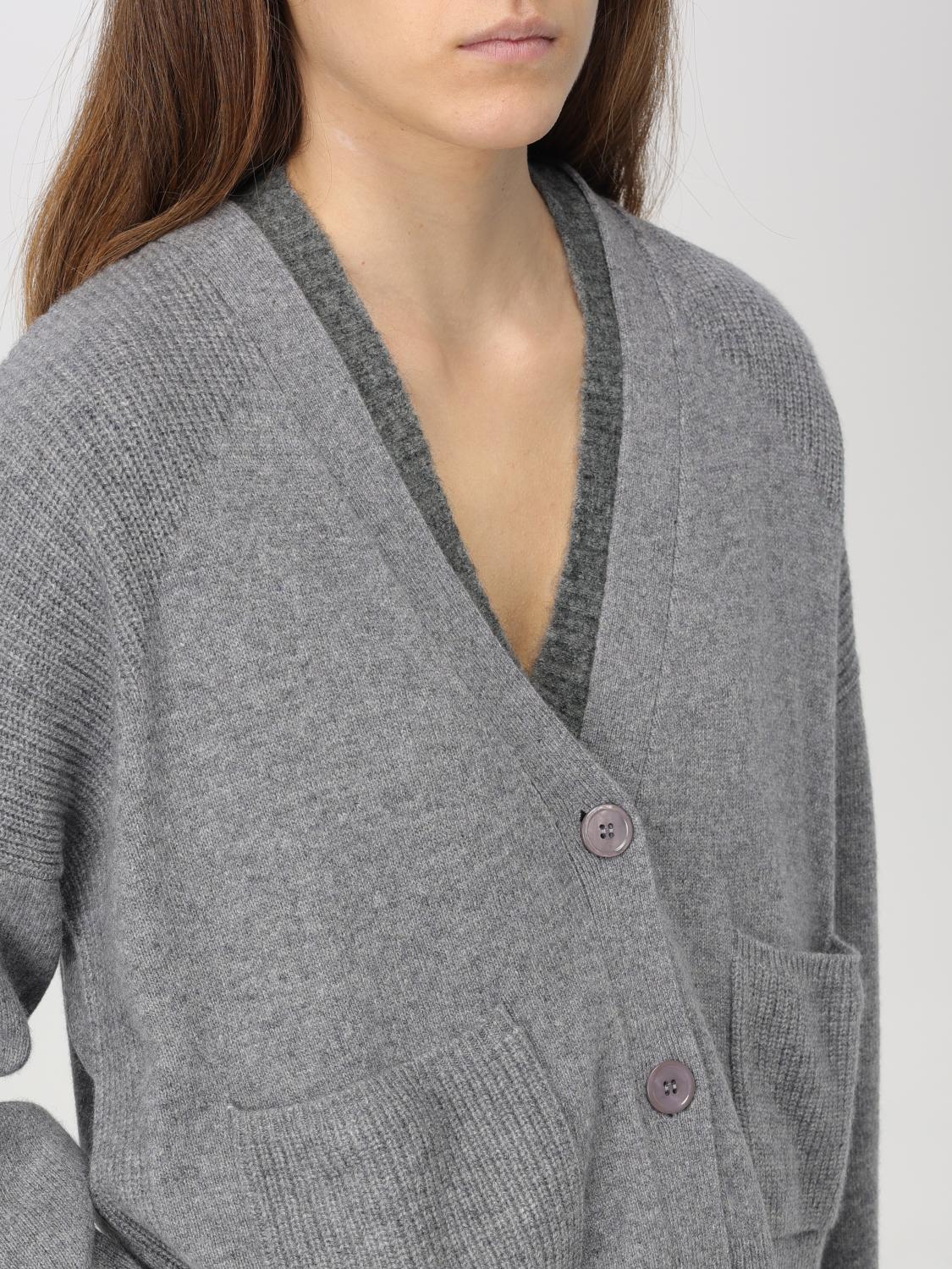 LIU JO CARDIGAN: Cardigan Liu Jo in maglia , Grigio - Img 4