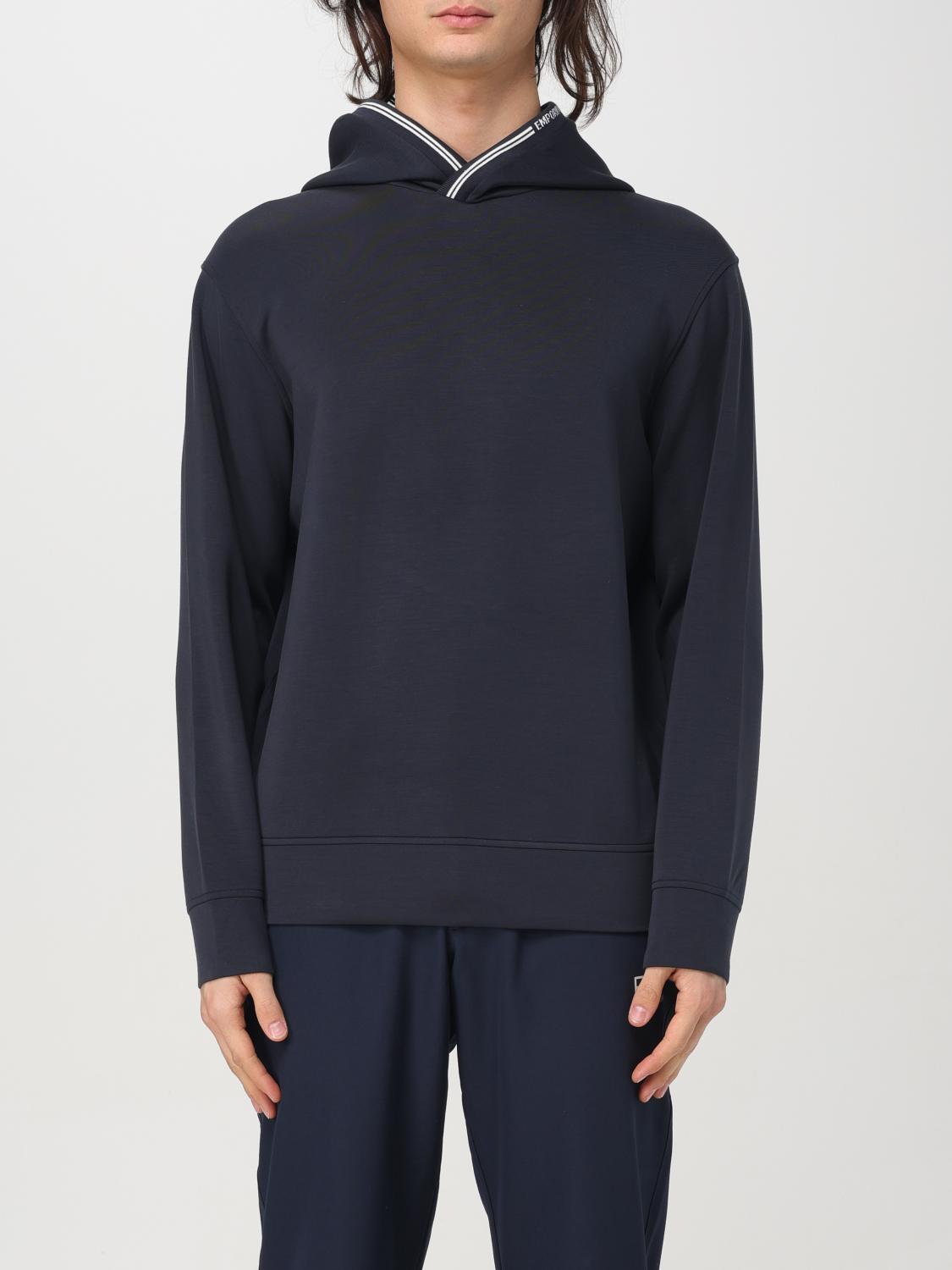 EMPORIO ARMANI SWEATSHIRT: Sweatshirt men Emporio Armani, Blue - Img 1