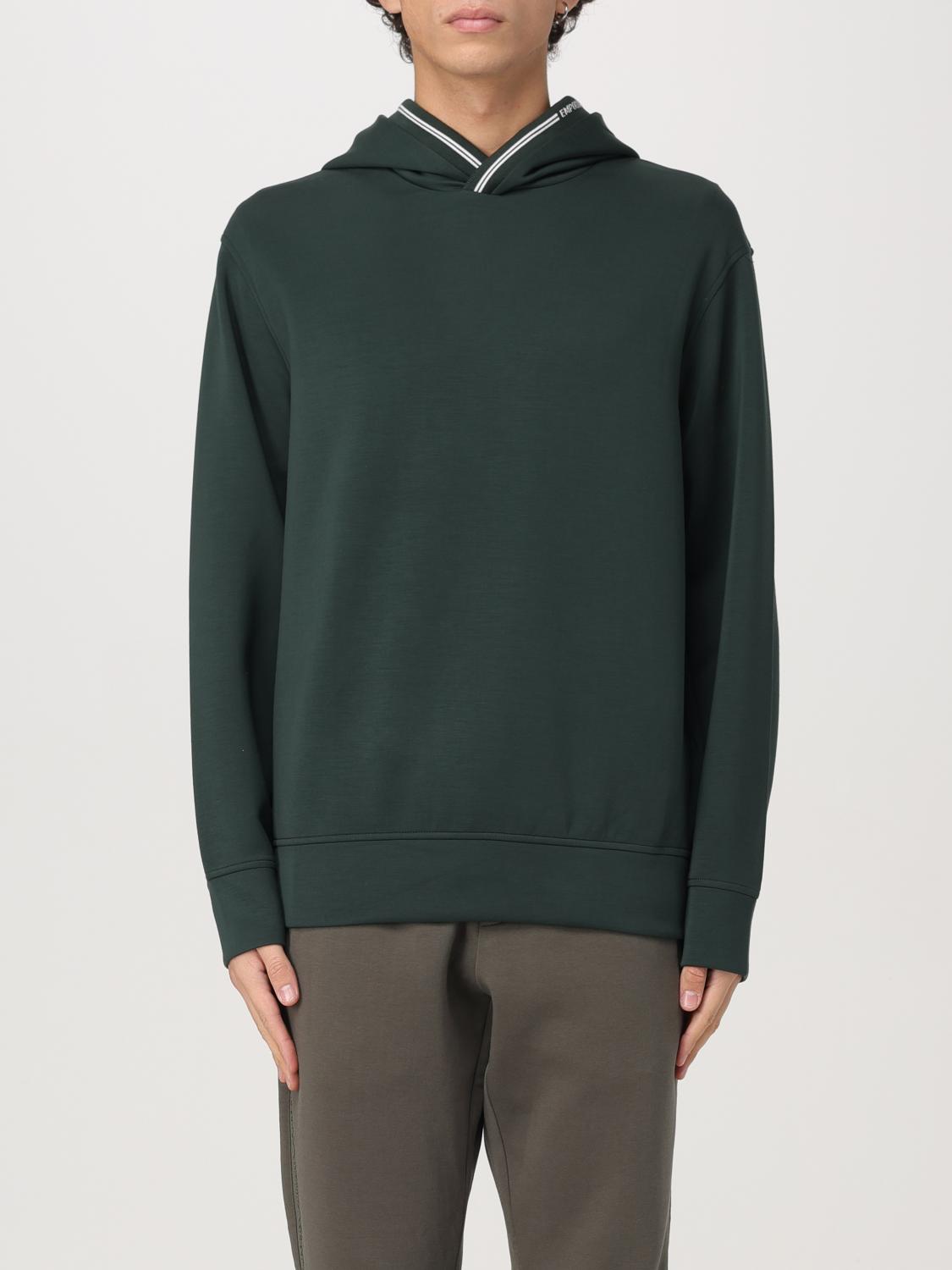 EMPORIO ARMANI SWEATSHIRT: Sweatshirt men Emporio Armani, Green - Img 1