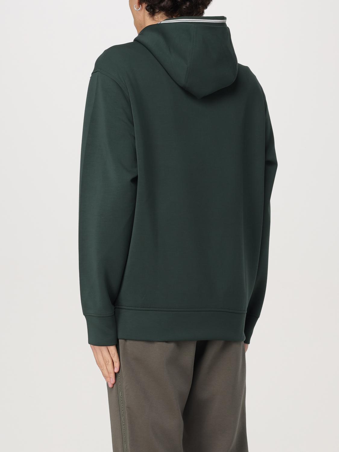 EMPORIO ARMANI SWEATSHIRT: Sweatshirt men Emporio Armani, Green - Img 2