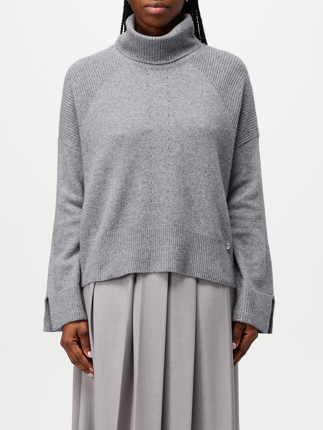 LIU JO SWEATER: Sweater woman Liu Jo, Grey - Img 1