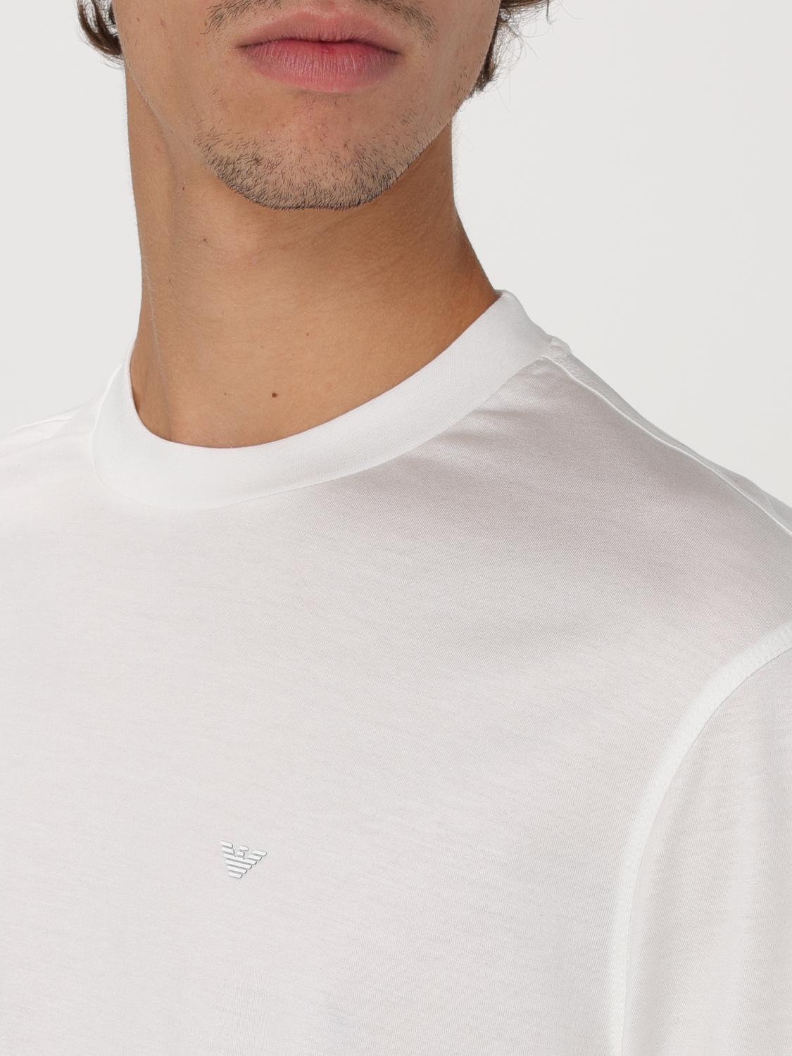 EMPORIO ARMANI T-SHIRT: T-shirt men Emporio Armani, White - Img 3