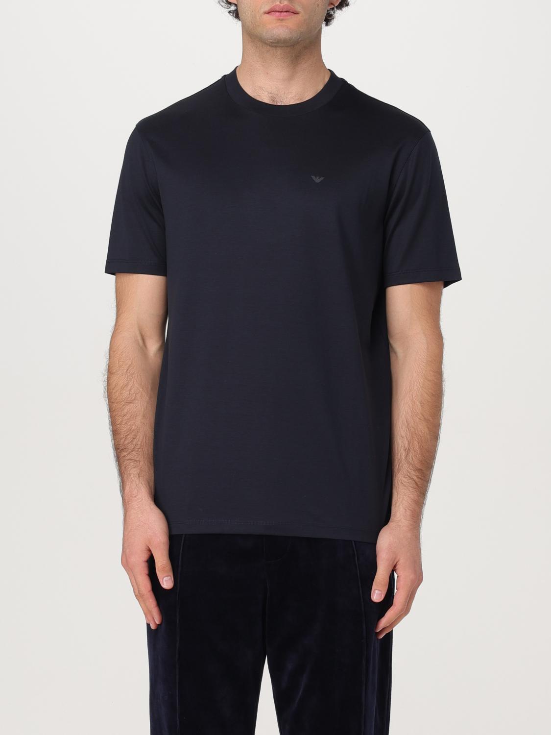 Giglio T-shirt Travel Essential in jersey di lyocell e cotone Emporio Armani