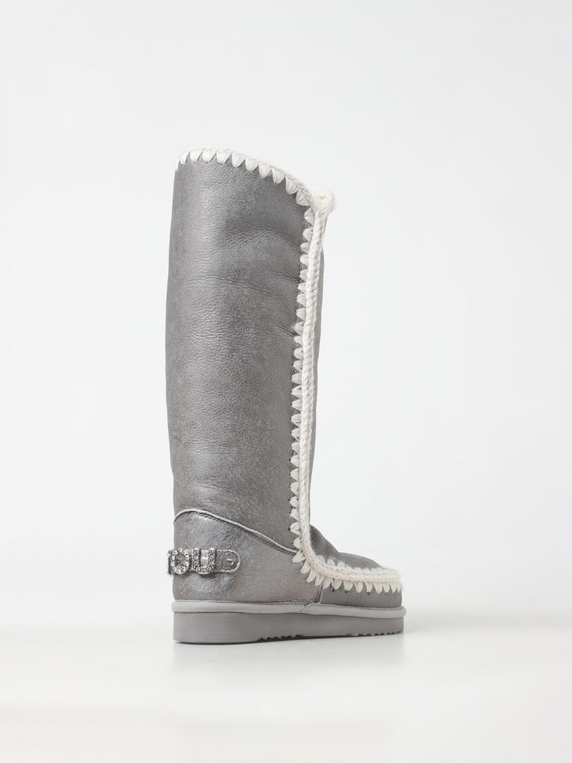 MOU BOTAS: Botas mujer Mou, Plata - Img 3