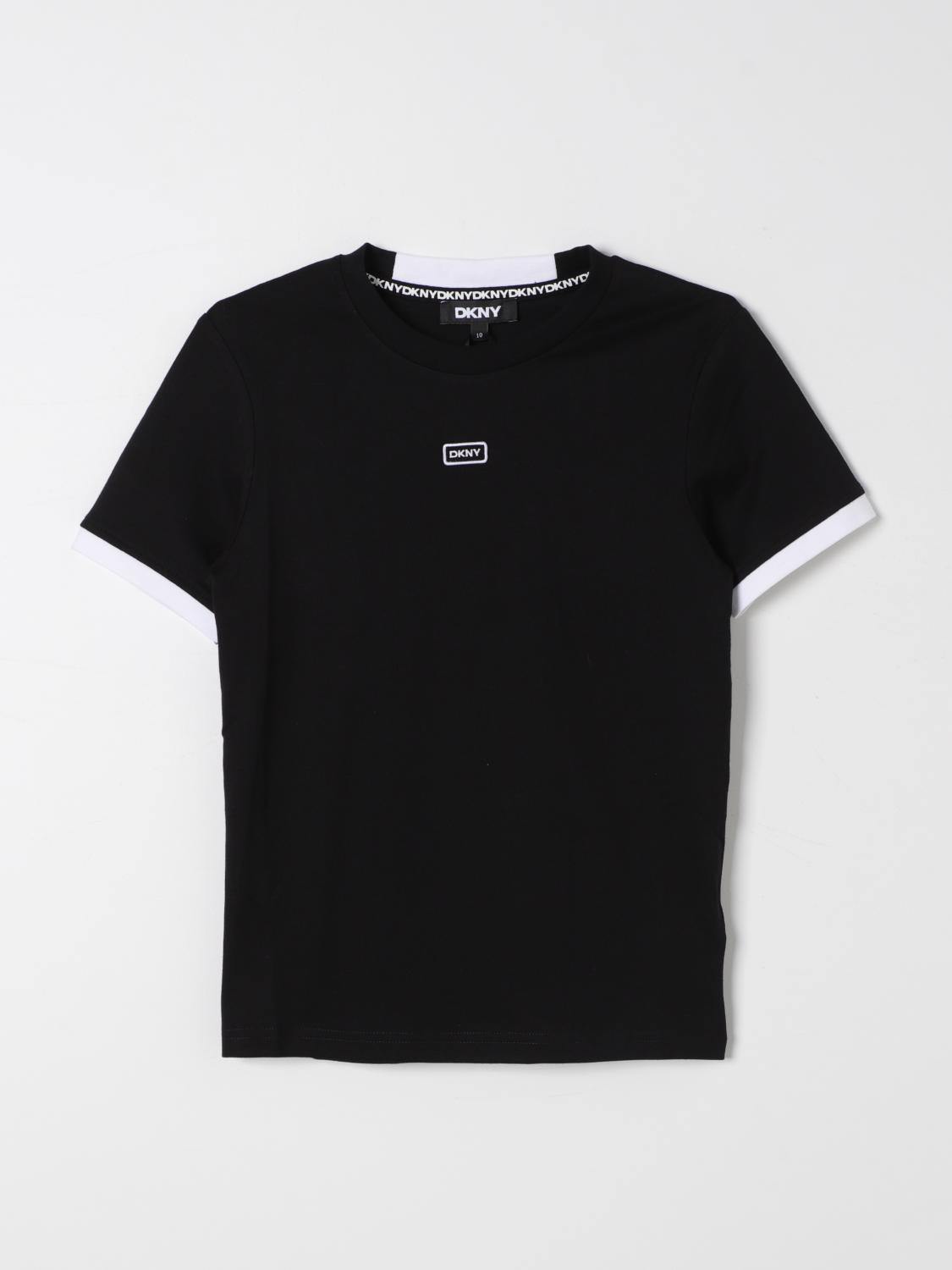 DKNY T-SHIRT: T-shirt kids Dkny, Black - Img 1