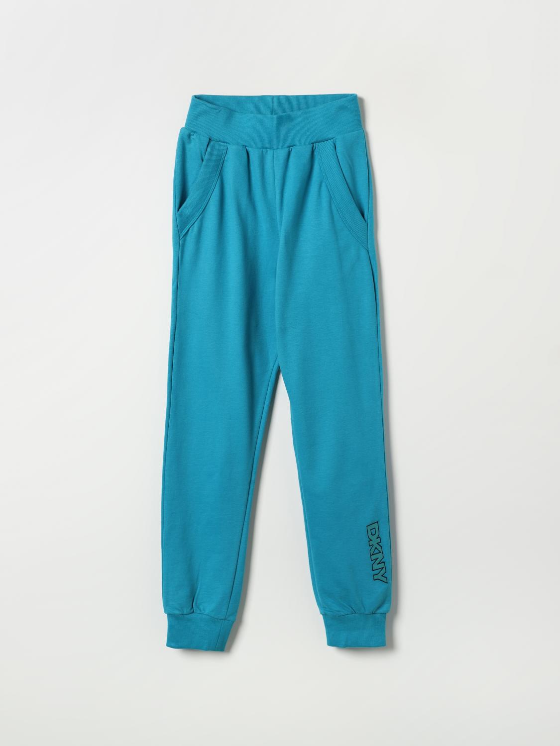 DKNY PANTS: Pants kids Dkny, Turquoise - Img 1