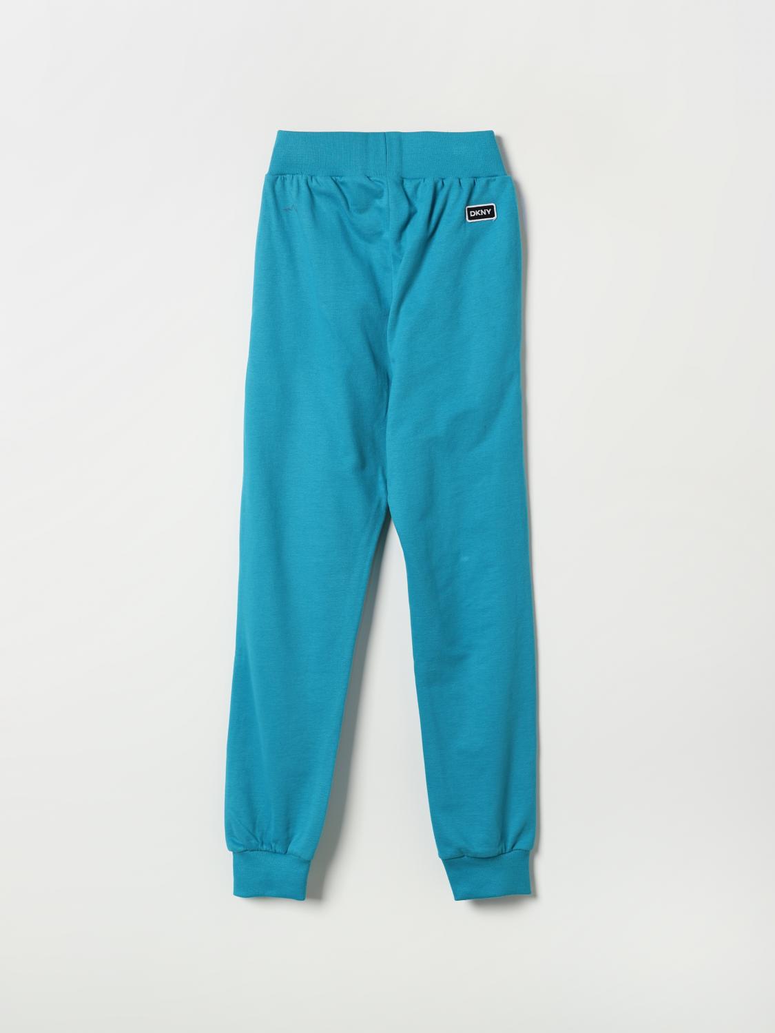 DKNY PANTS: Pants kids Dkny, Turquoise - Img 2