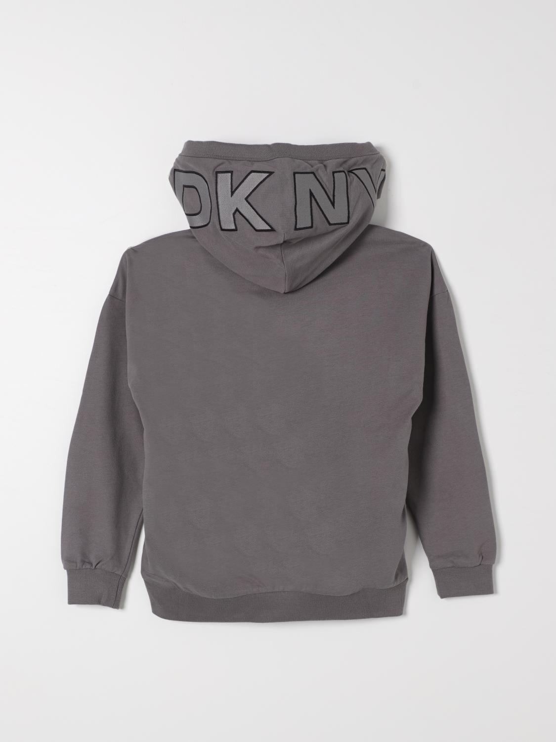 DKNY SWEATER: Sweater kids Dkny, Charcoal - Img 2