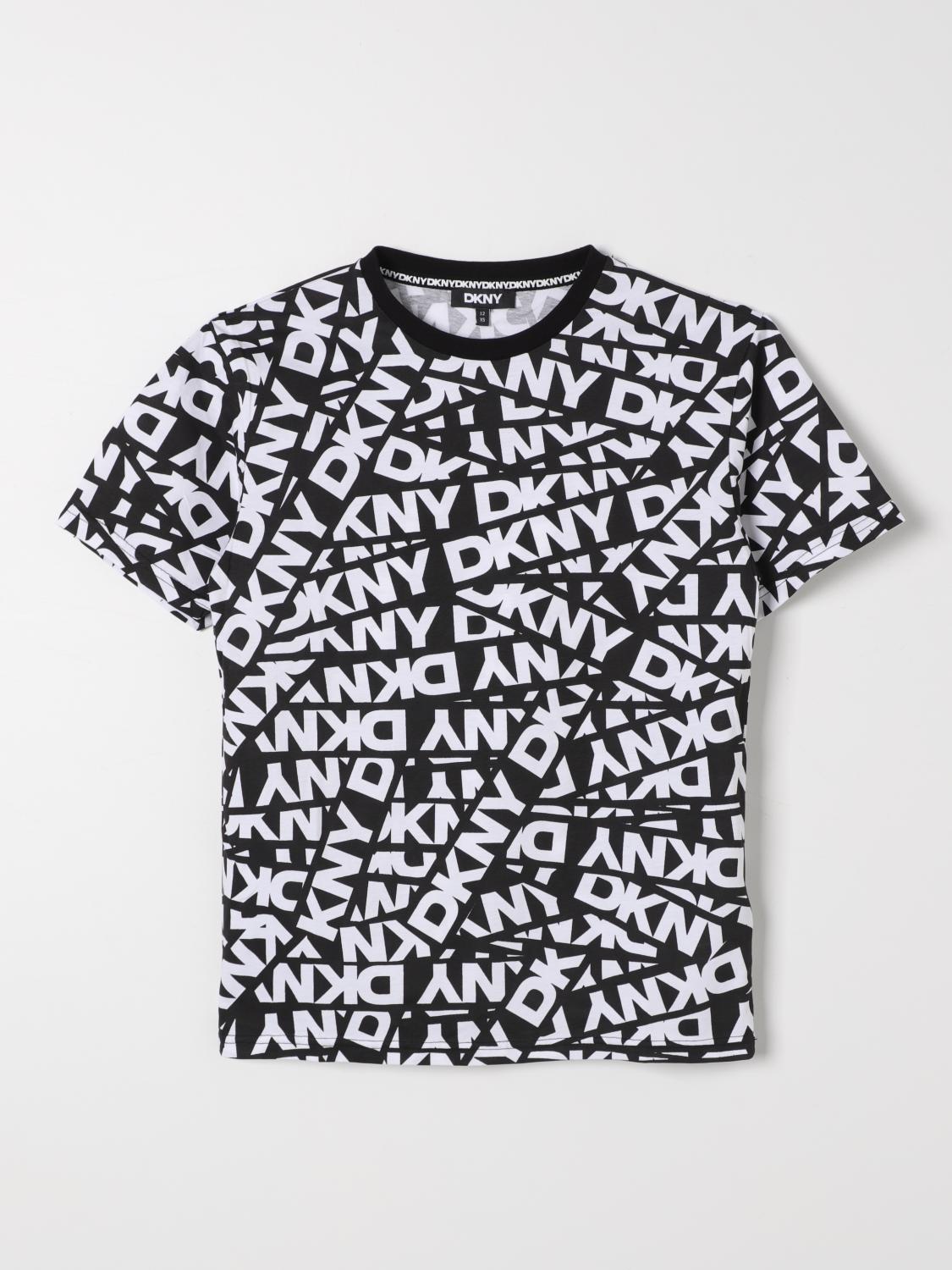 DKNY T-SHIRT: T-shirt kids Dkny, Black - Img 1