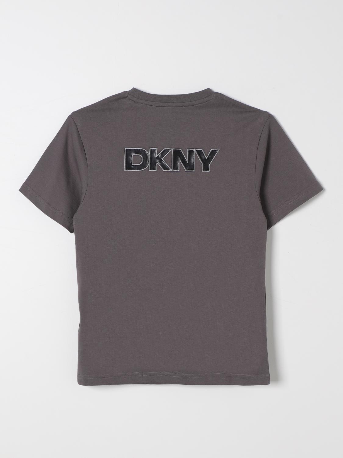 DKNY T-SHIRT: T-shirt kids Dkny, Charcoal - Img 2