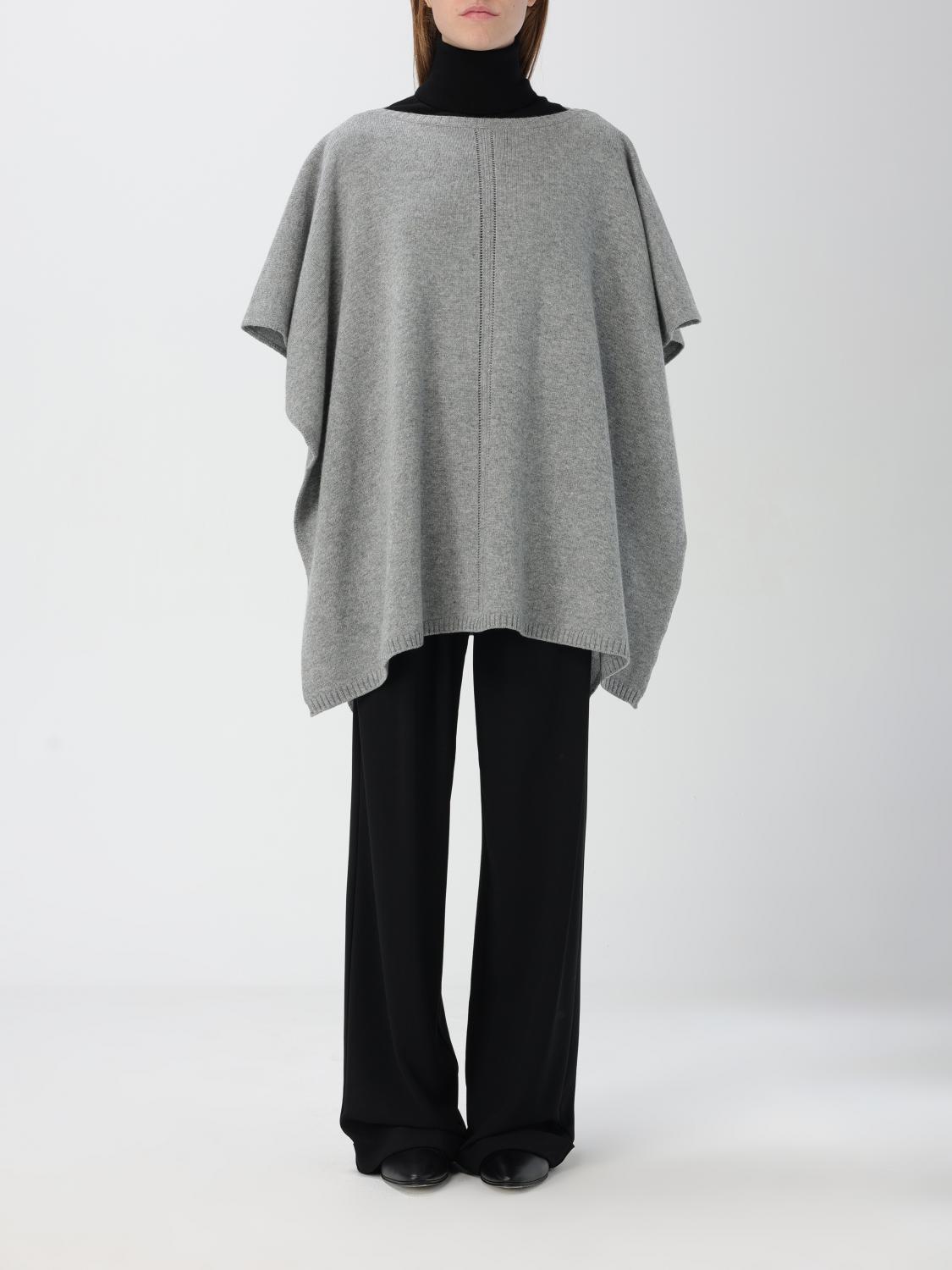 FABIANA FILIPPI CAPE: Cape woman Fabiana Filippi, Grey - Img 1