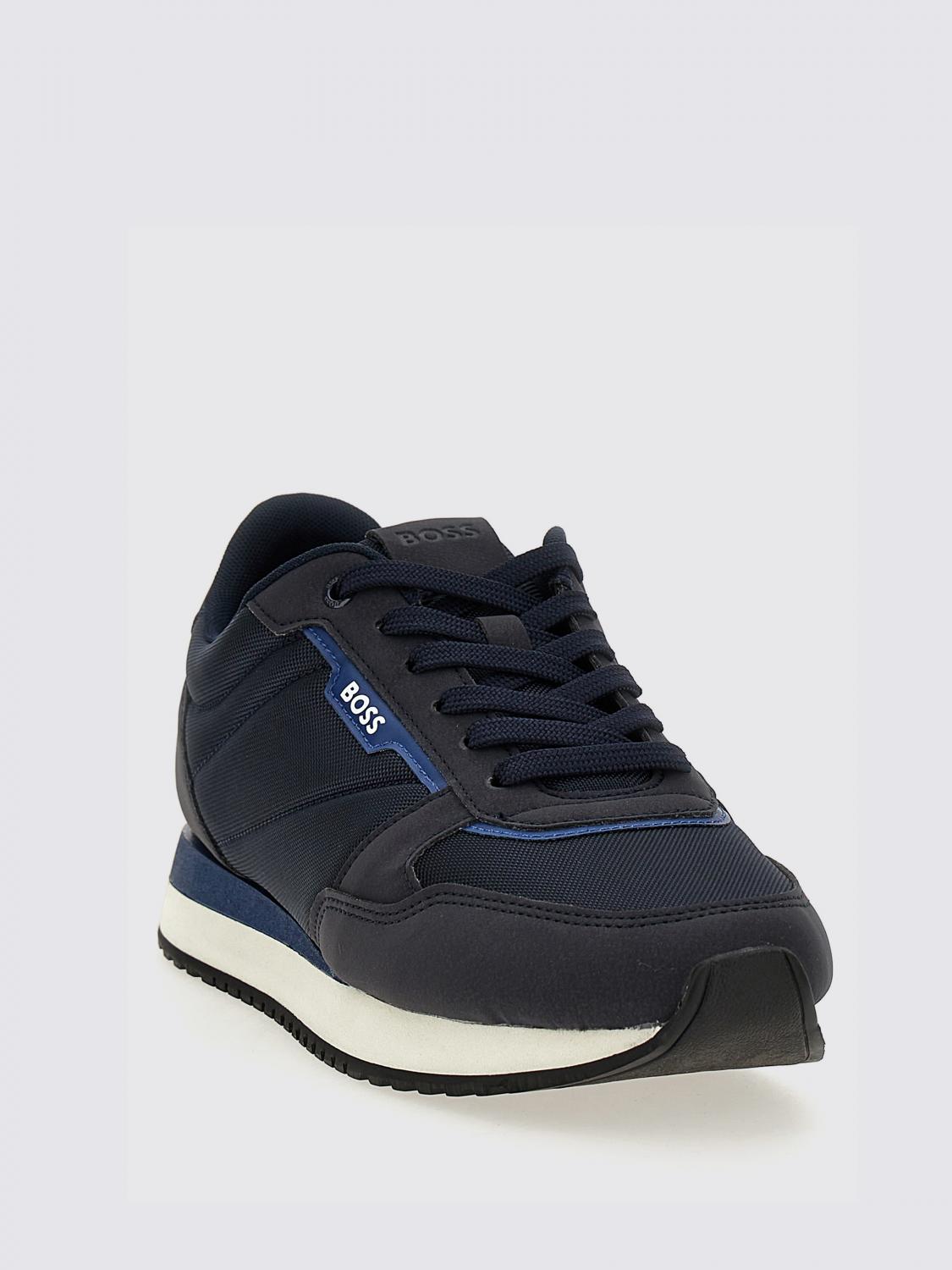 BOSS SNEAKERS: Sneakers men Boss, Blue - Img 4