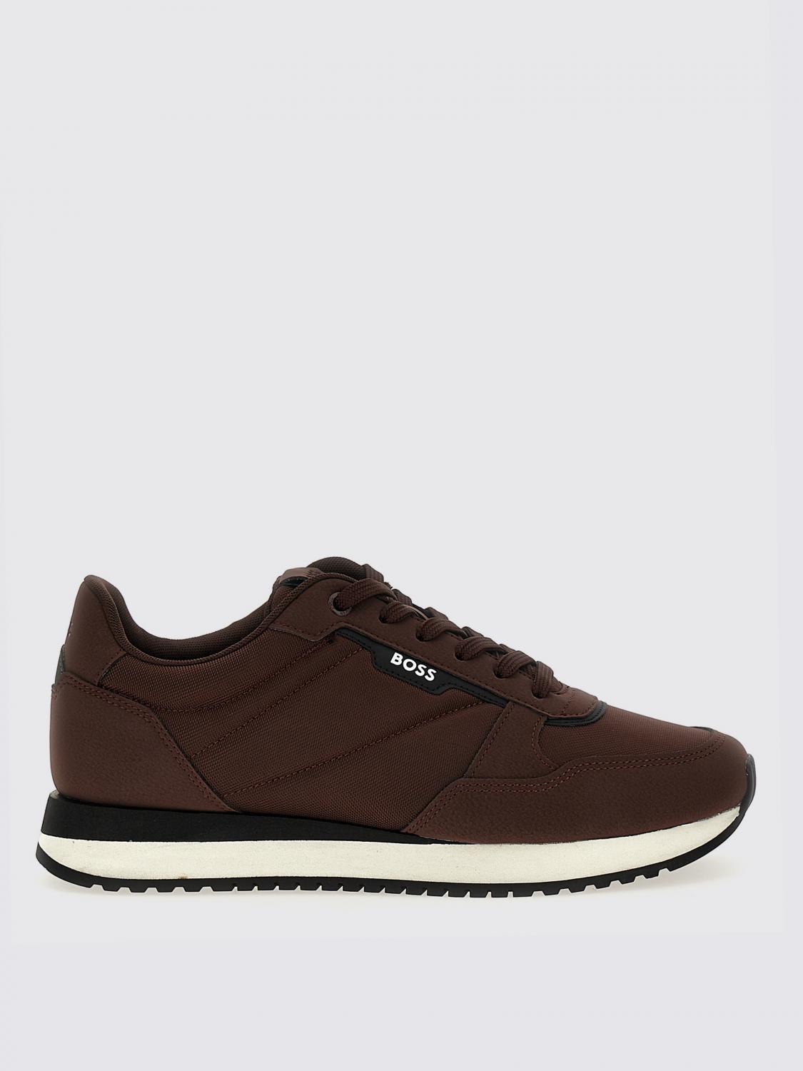 BOSS SNEAKERS: Sneakers men Boss, Burgundy - Img 1