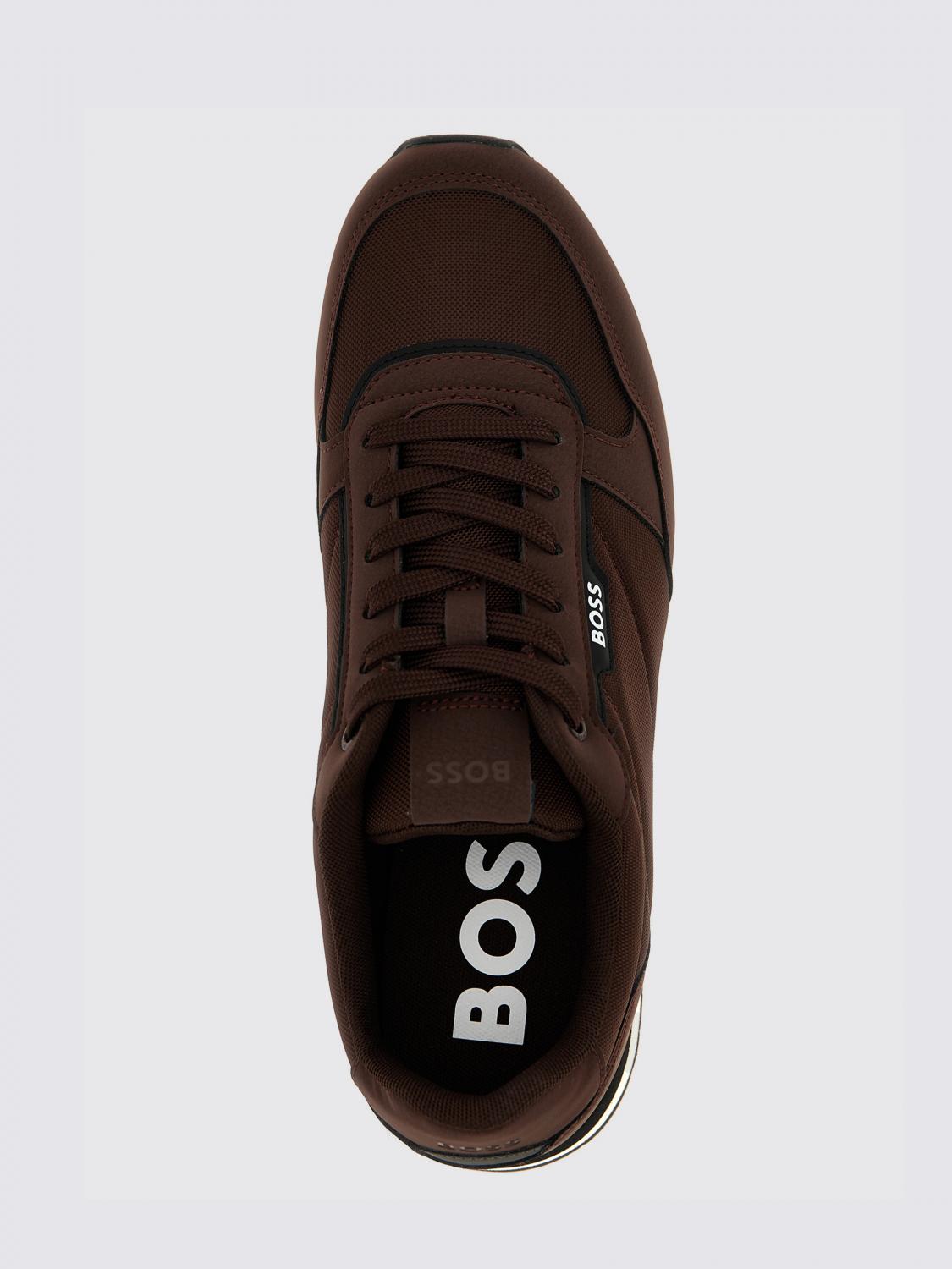 BOSS SNEAKERS: Sneakers men Boss, Burgundy - Img 4