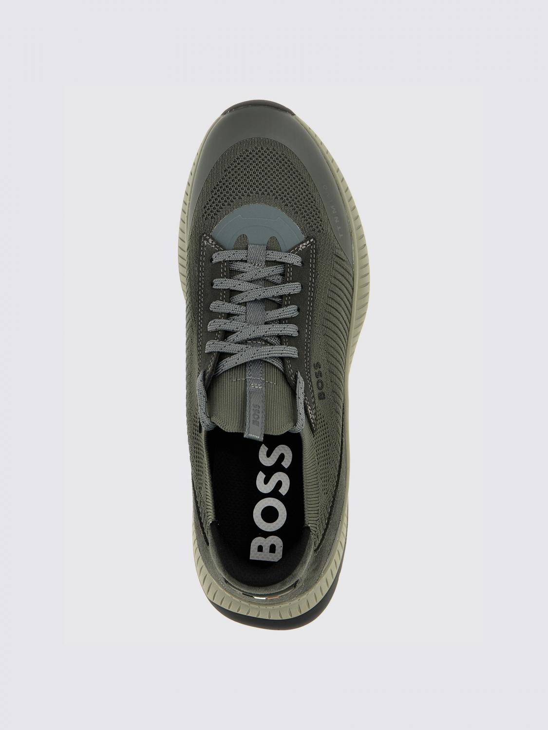 BOSS SNEAKERS: Sneakers men Boss, Military - Img 3