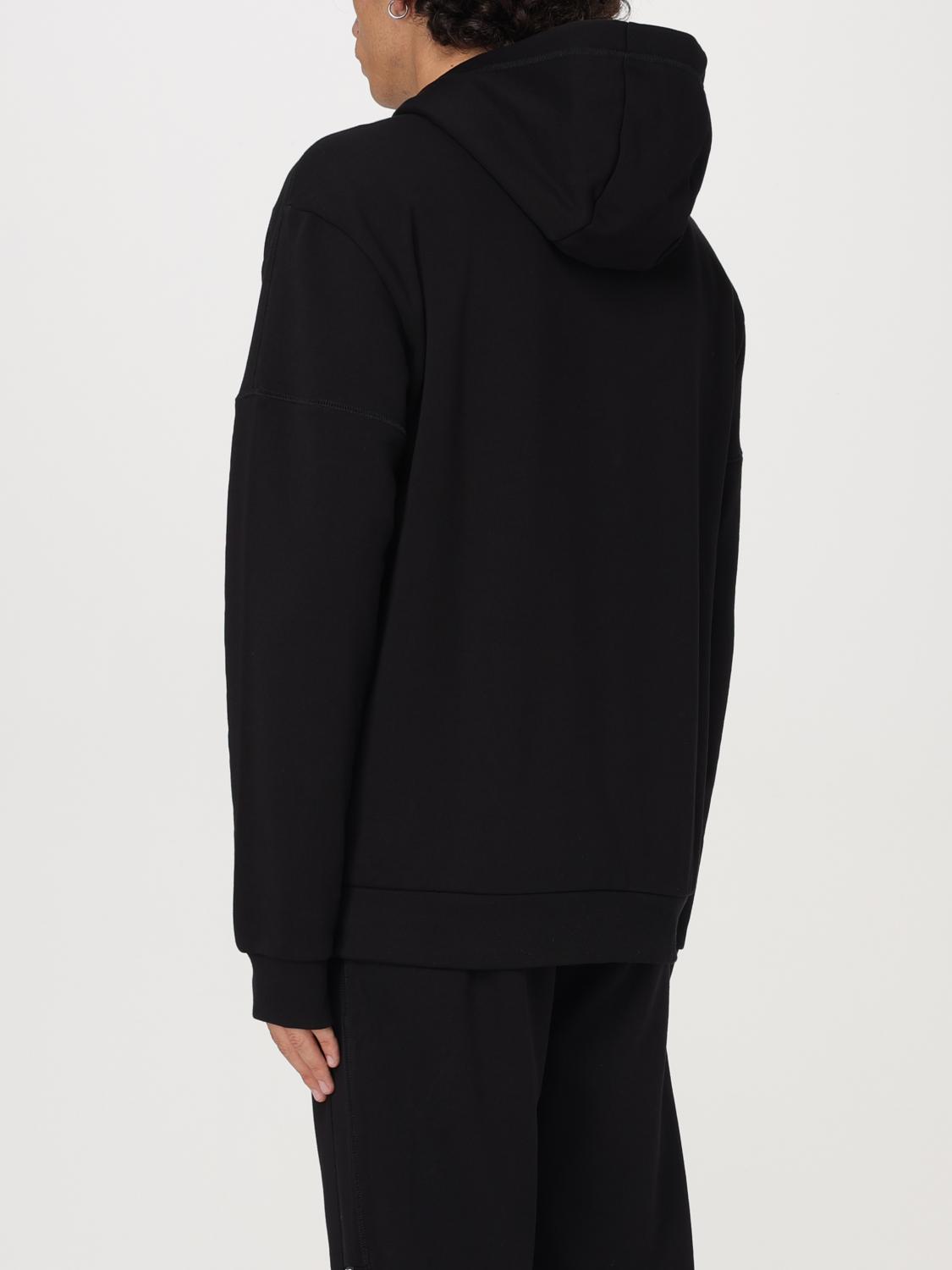 EA7 FELPA: Felpa EA7 in jersey , Nero - Img 3