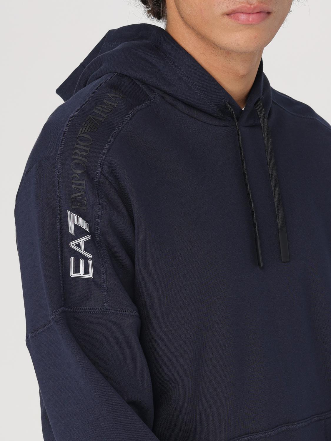 EA7 SUDADERA: Sudadera hombre Ea7, Azul Oscuro - Img 3