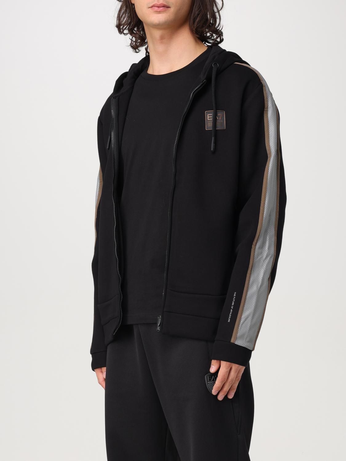 EA7 SWEATSHIRT: Sweatshirt men Ea7, Black - Img 3