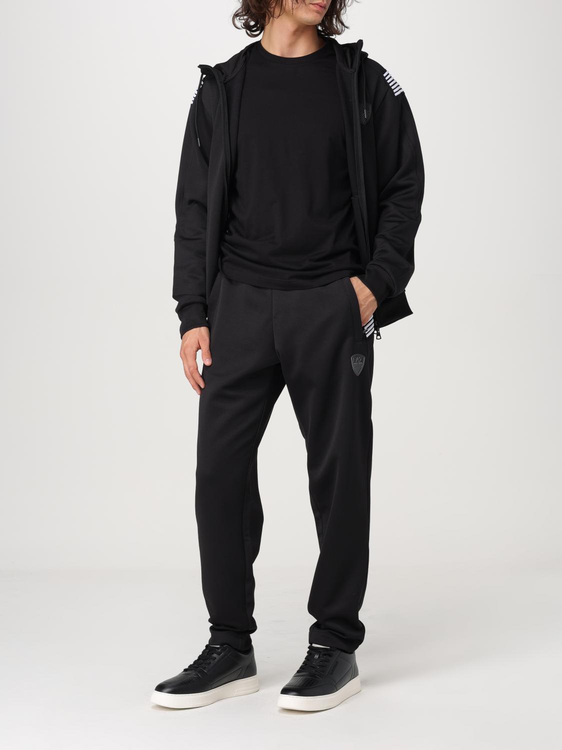 EA7 SUDADERA: Sudadera hombre Ea7, Negro - Img 2