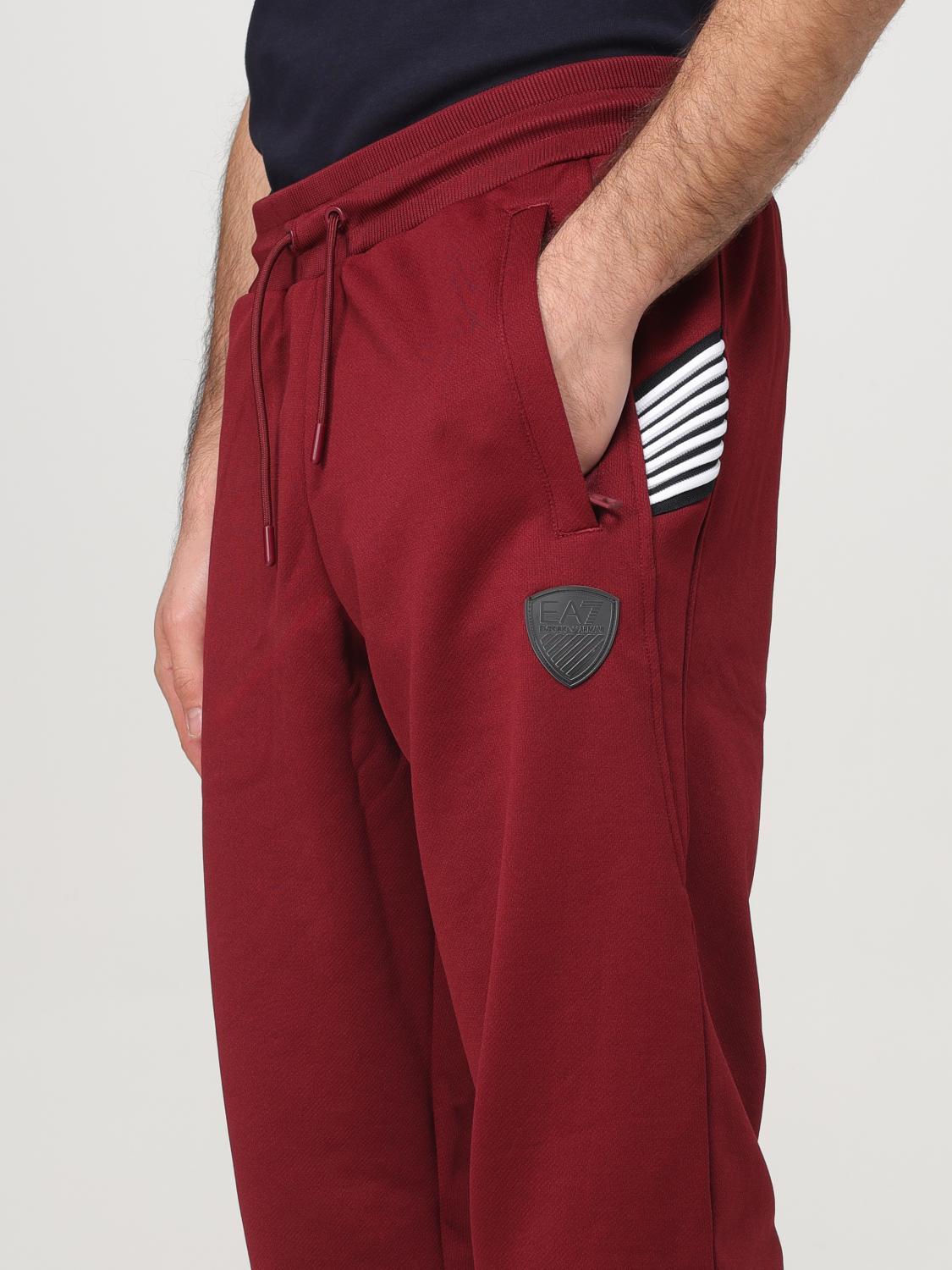 EA7 PANTS: Pants men Ea7, Red - Img 4