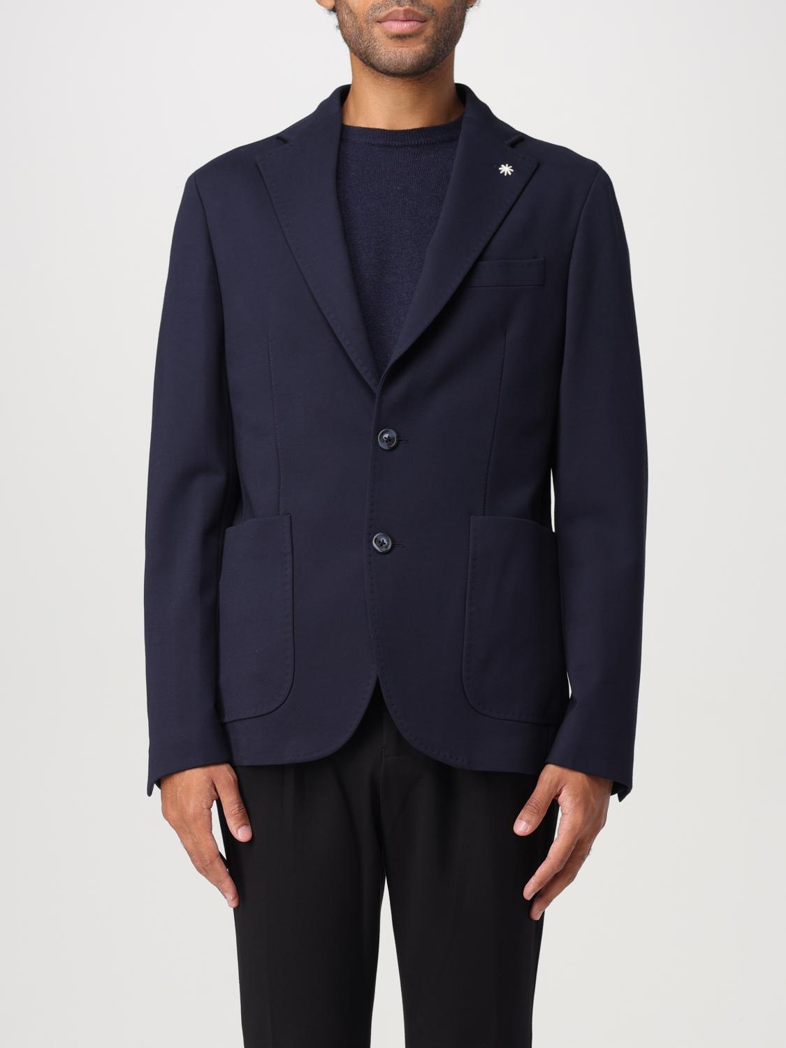 MANUEL RITZ BLAZER: Blazer men Manuel Ritz, Blue - Img 1