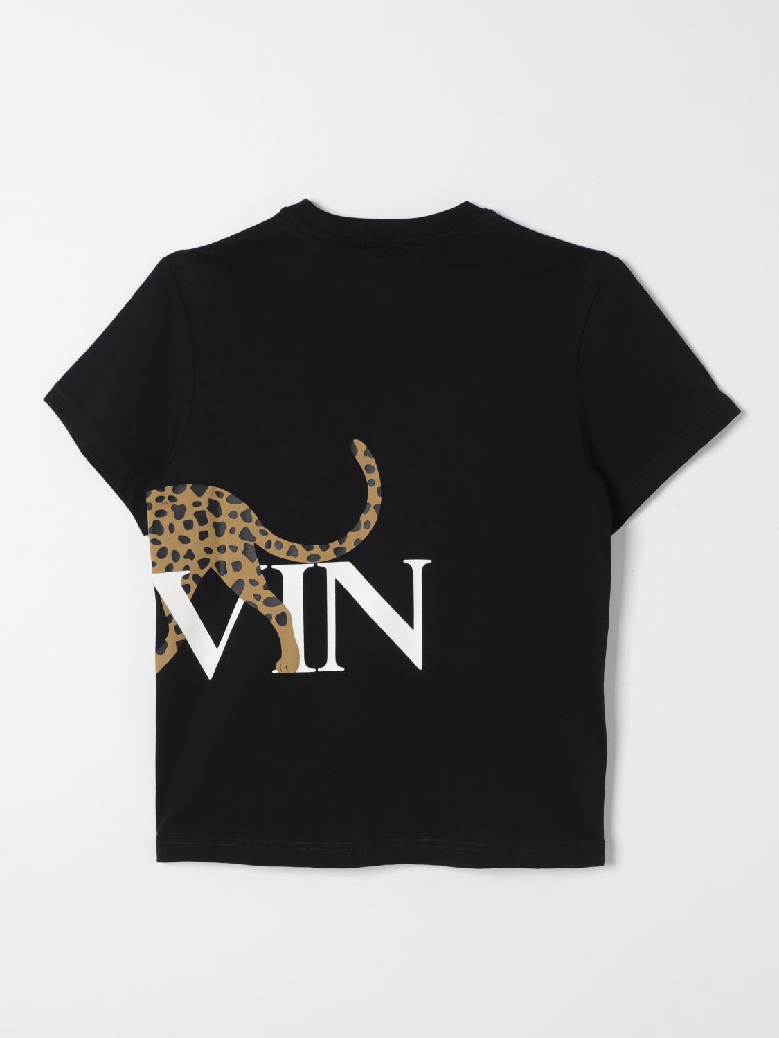 LANVIN T-SHIRT: T-shirt kids Lanvin, Black - Img 2