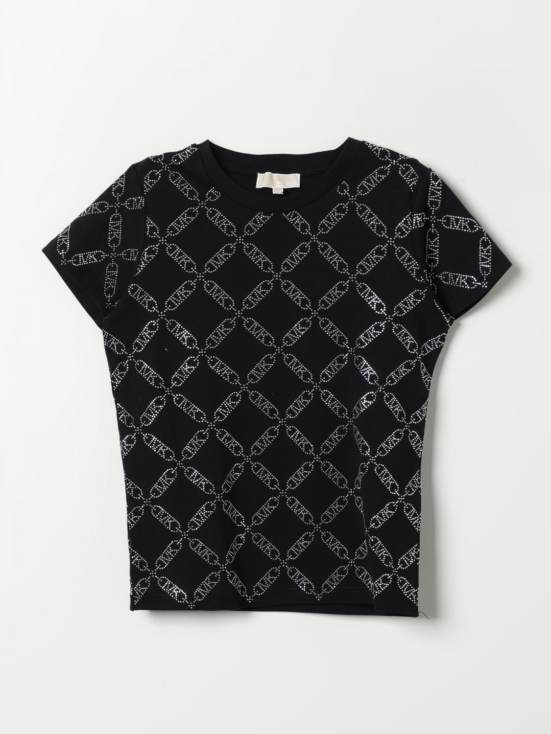 MICHAEL MICHAEL KORS T-SHIRT: T-shirt kids Michael Kors, Black - Img 1