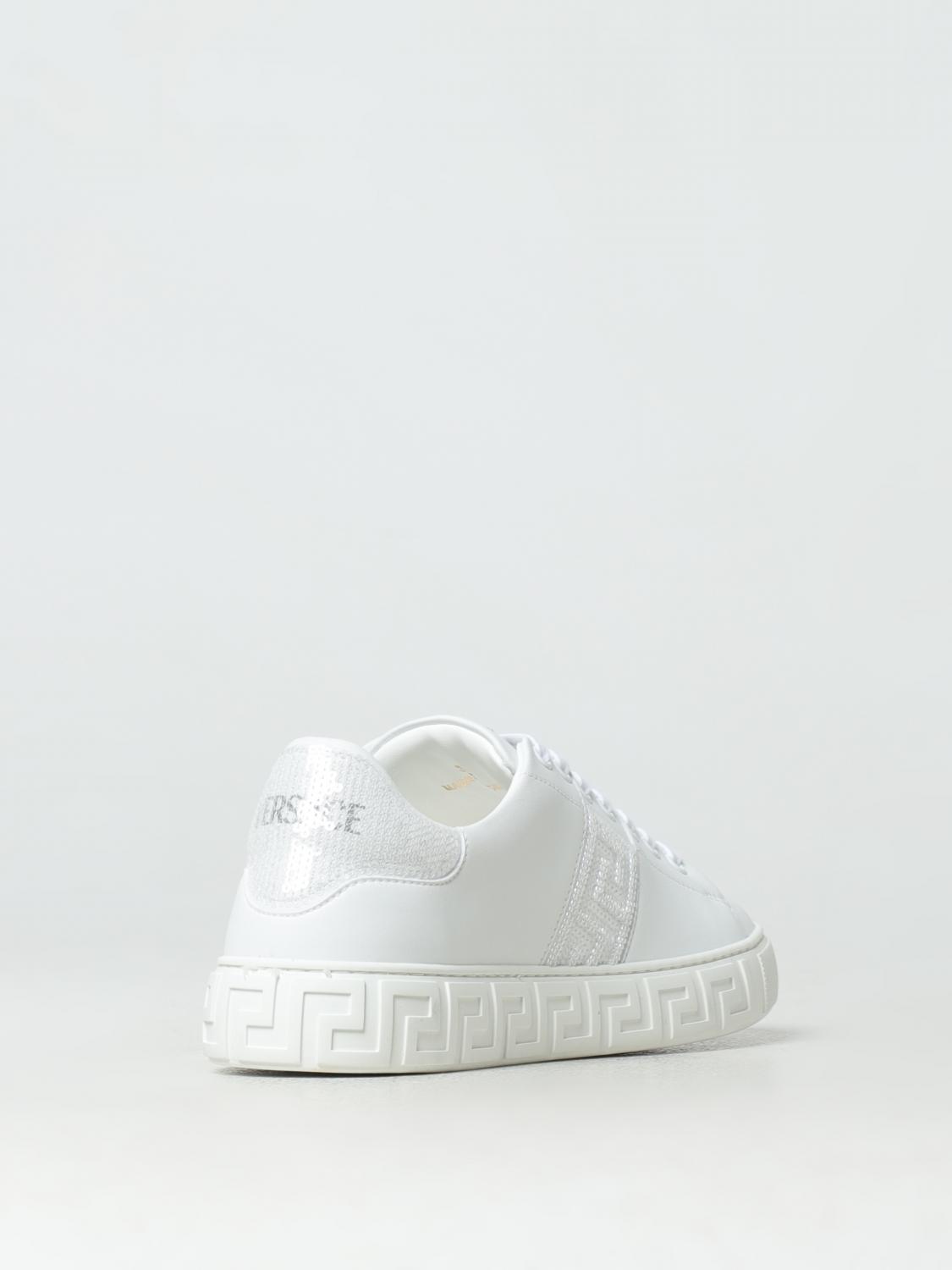 VERSACE SNEAKERS: Sneakers woman Versace, White - Img 3