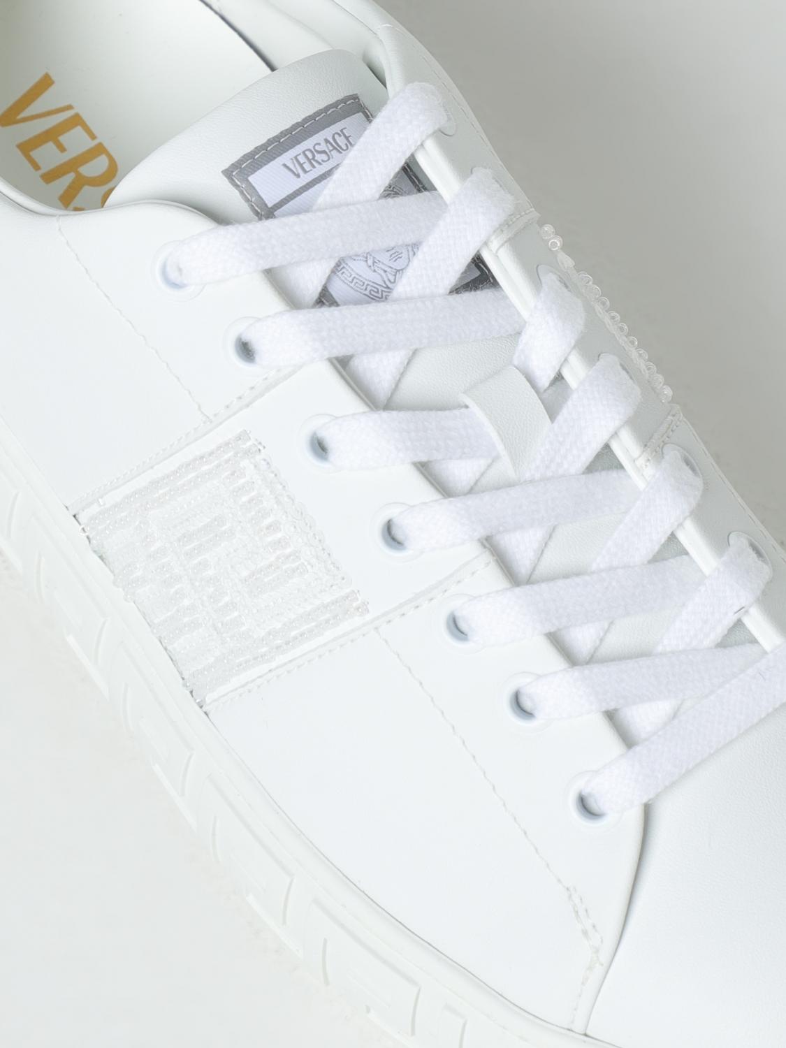 VERSACE SNEAKERS: Sneakers woman Versace, White - Img 4