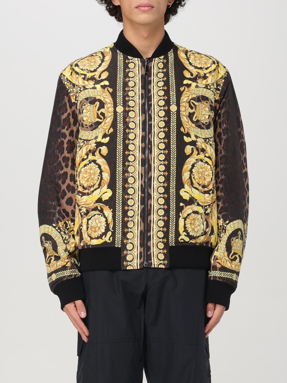 VERSACE JACKET: Jacket men Versace, Gold - Img 1