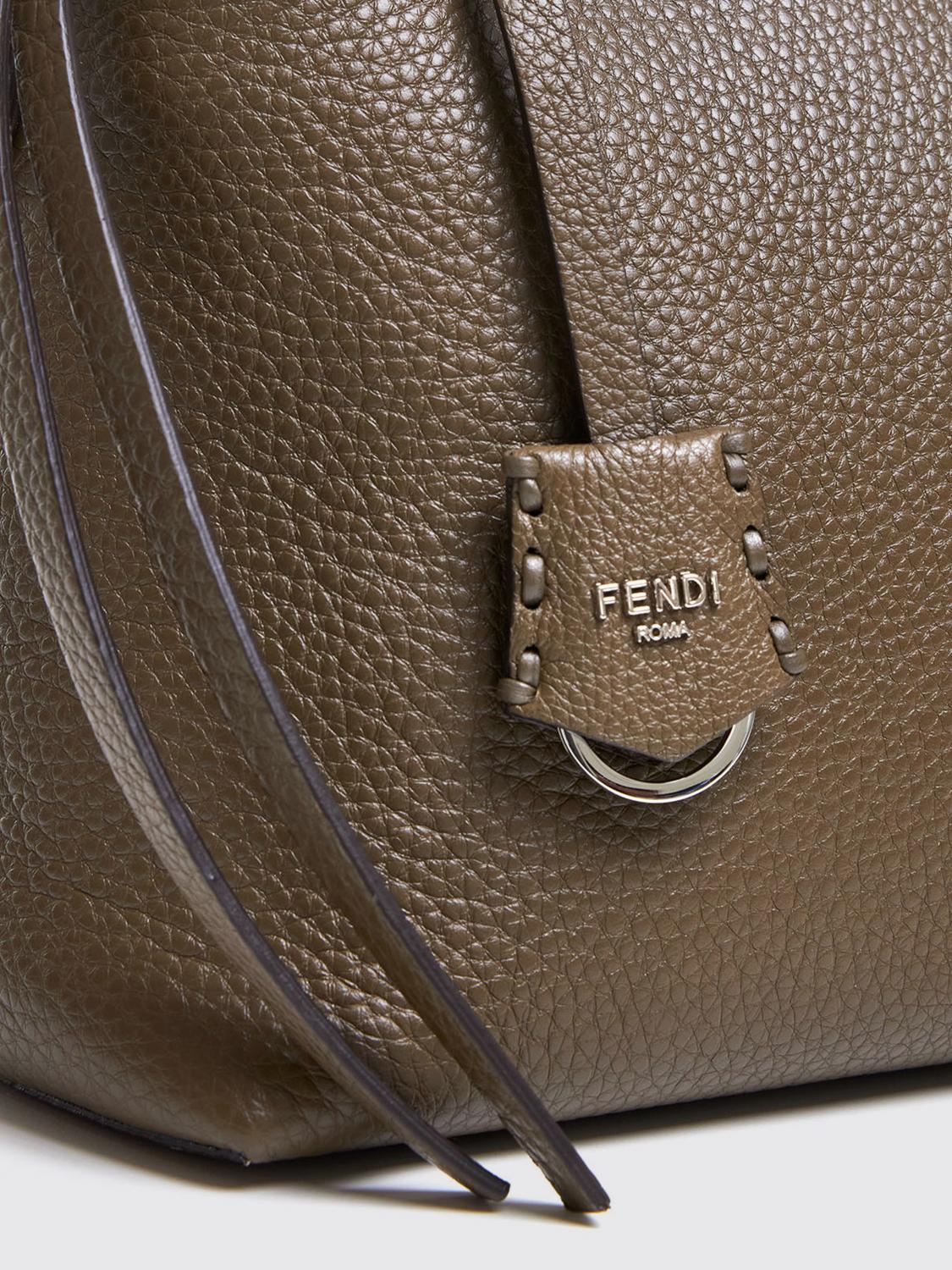 FENDI HANDBAG: Shoulder bag woman Fendi, Brown - Img 3