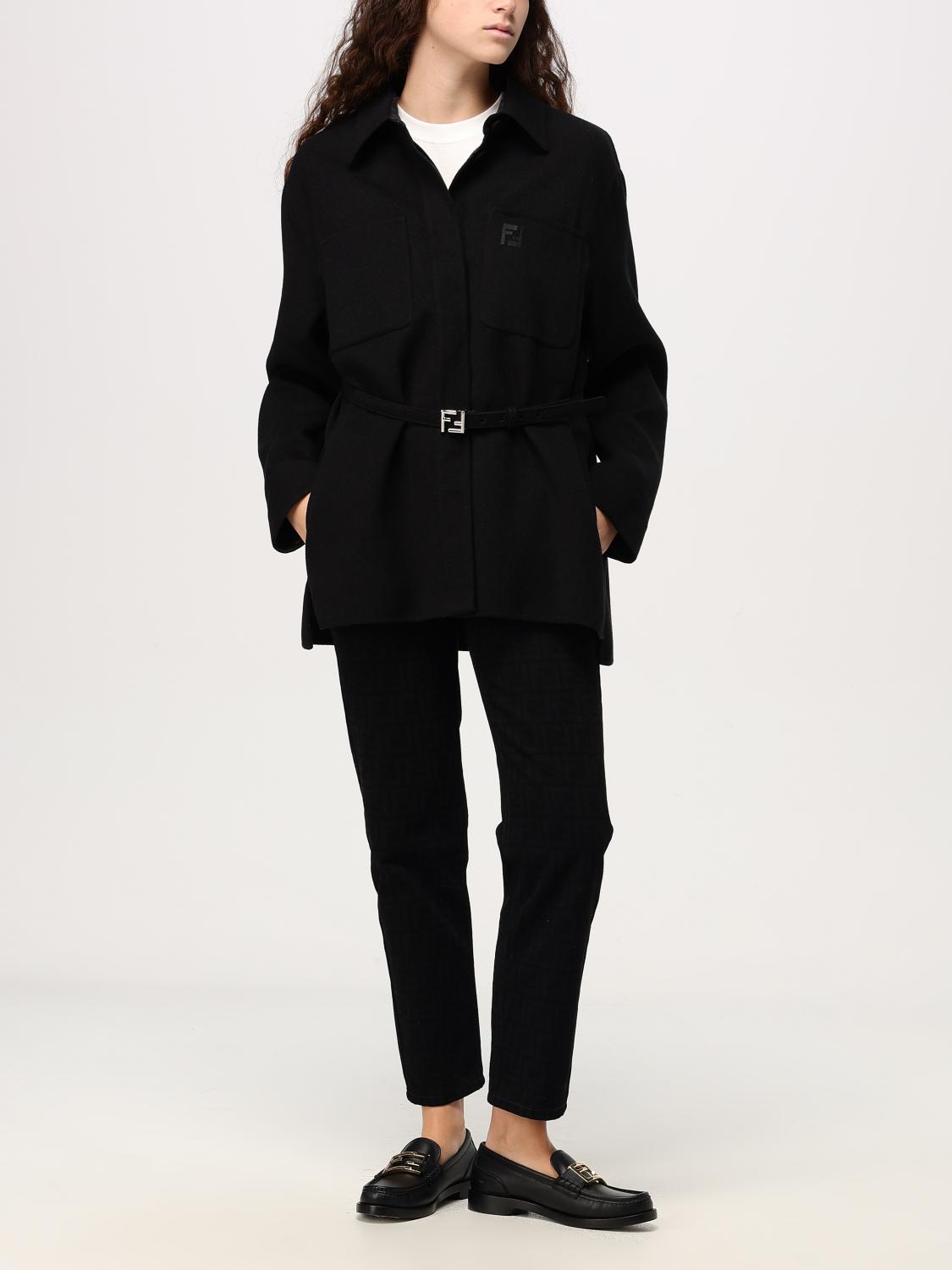 FENDI JACKET: Jacket woman Fendi, Black - Img 2