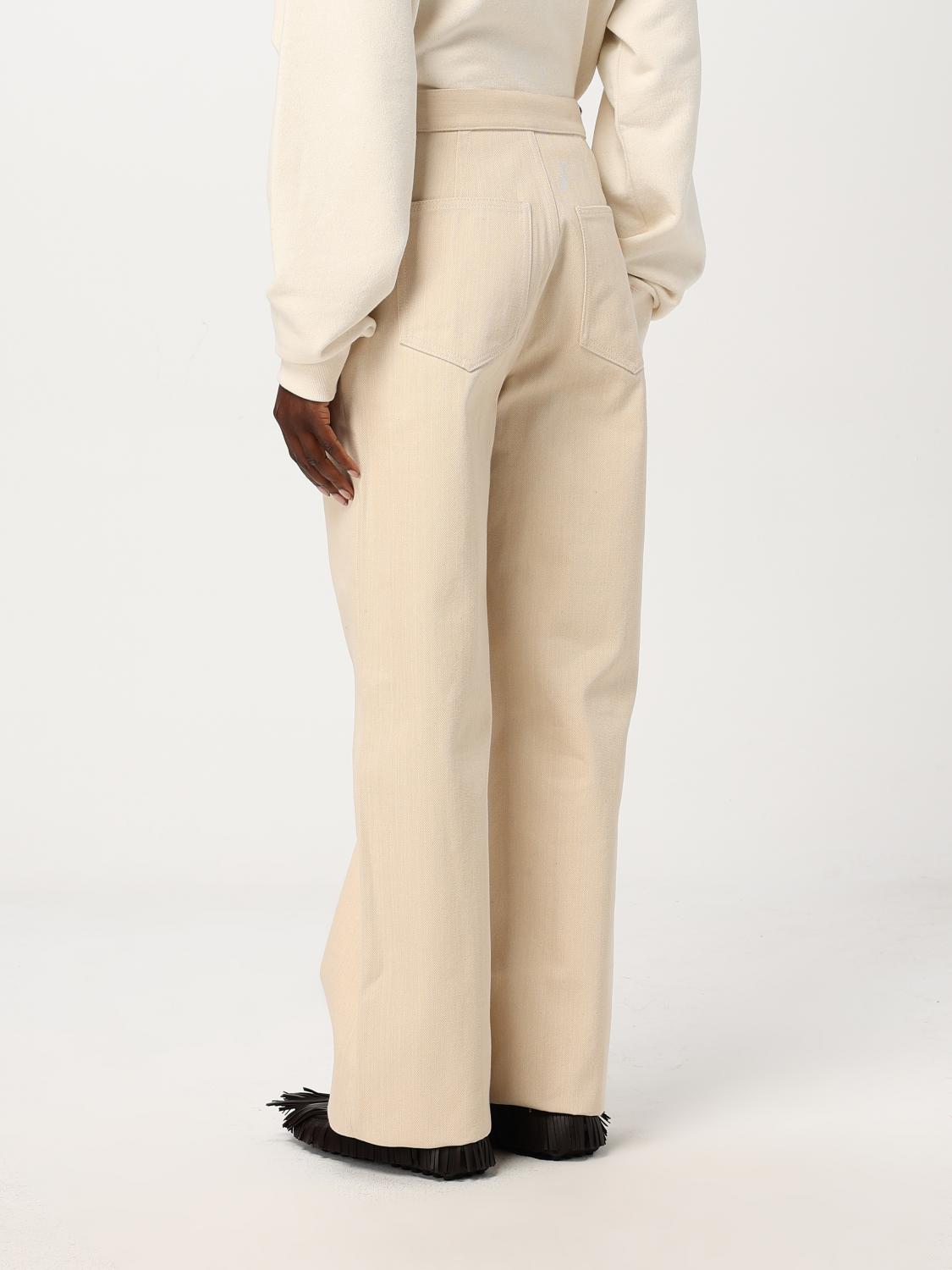 JIL SANDER PANTS: Pants woman Jil Sander, Ivory - Img 3