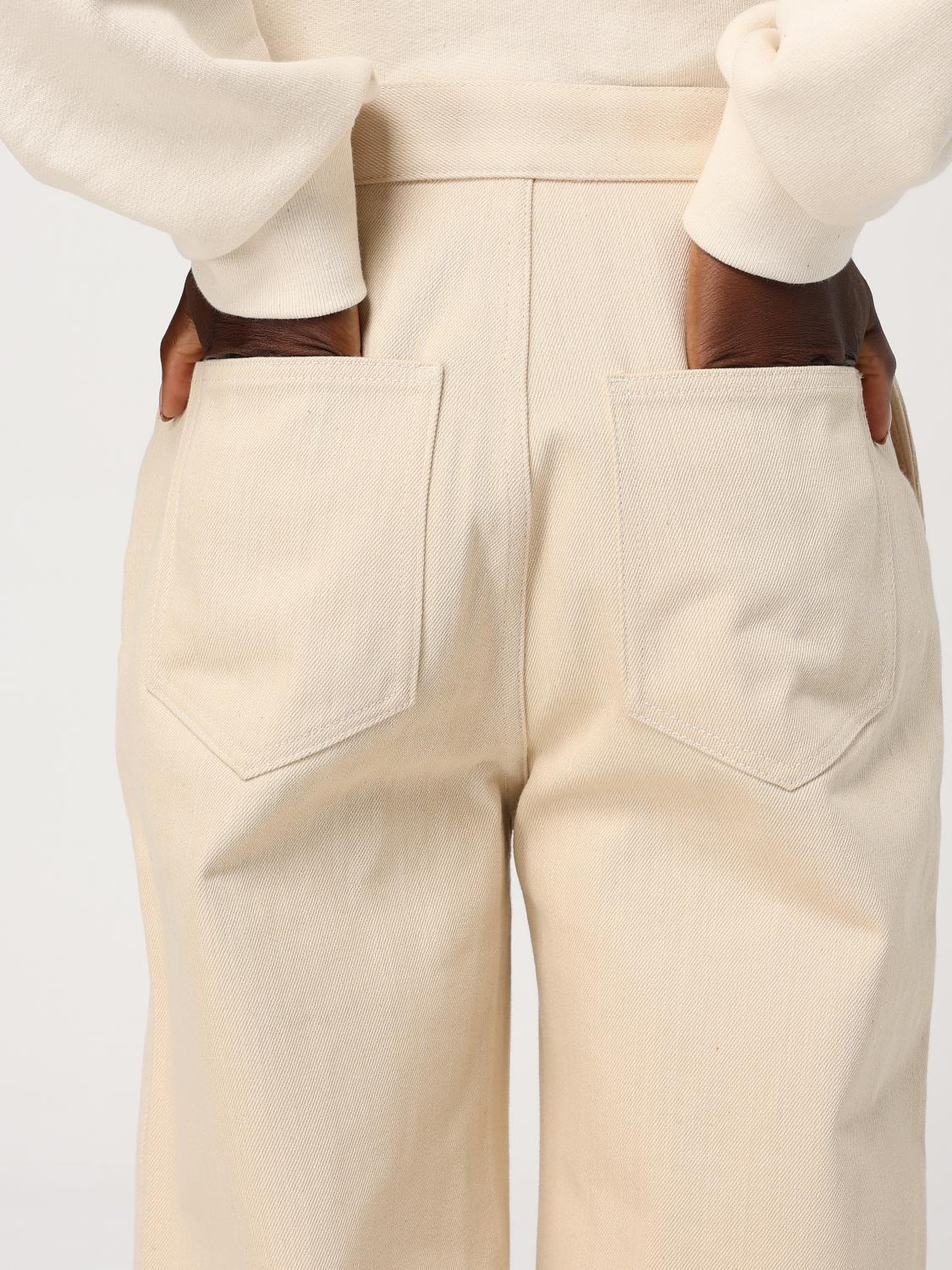 JIL SANDER PANTS: Pants woman Jil Sander, Ivory - Img 5