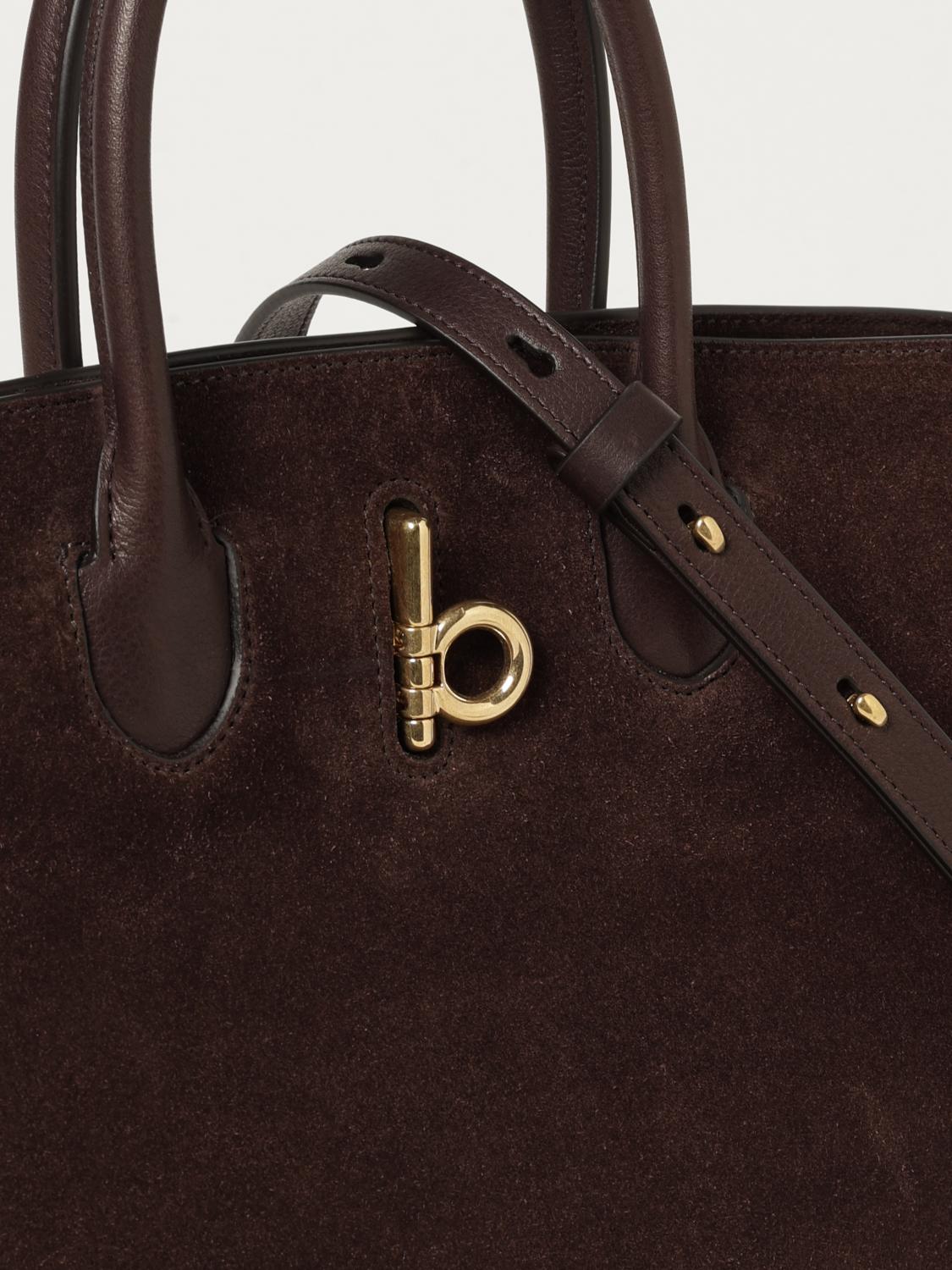 BURBERRY HANDBAG: Shoulder bag woman Burberry, Brown - Img 4