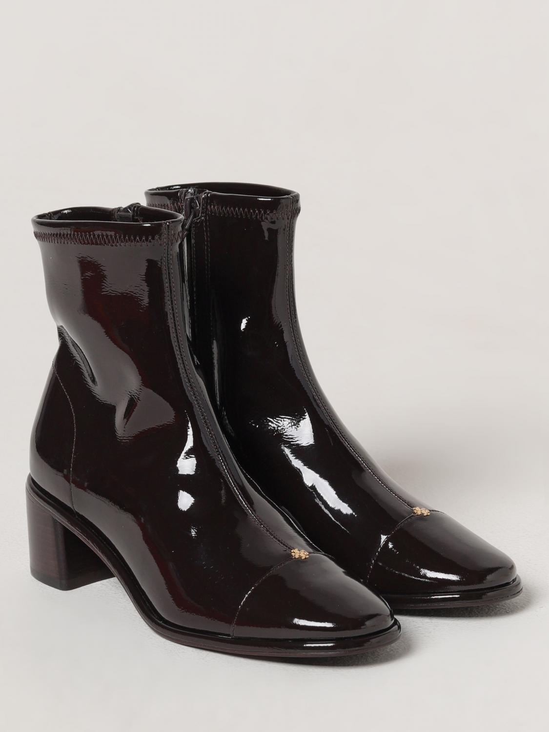 TORY BURCH FLAT ANKLE BOOTS: Boots woman Tory Burch, Black - Img 2