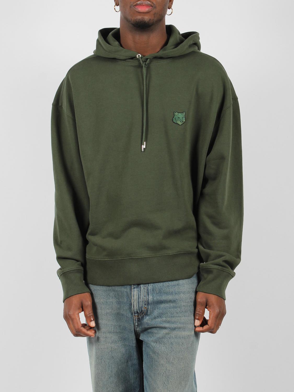 MAISON KITSUNÉ SUDADERA: Sudadera hombre Maison KitsunÉ, Verde - Img 1