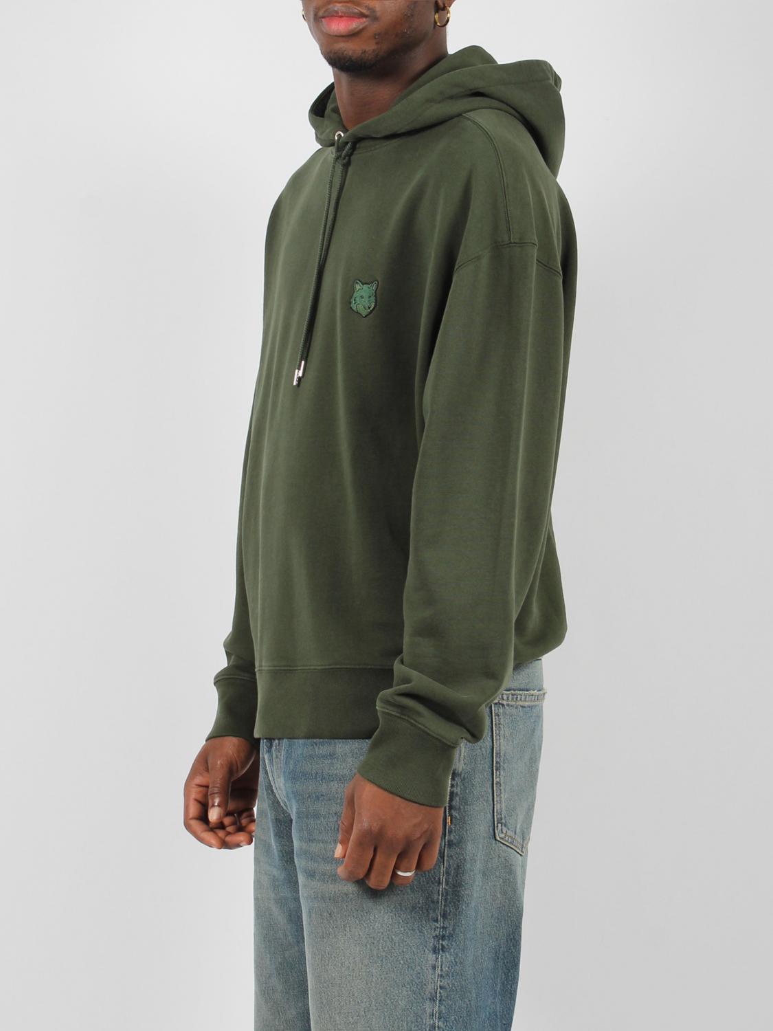 MAISON KITSUNÉ SUDADERA: Sudadera hombre Maison KitsunÉ, Verde - Img 3