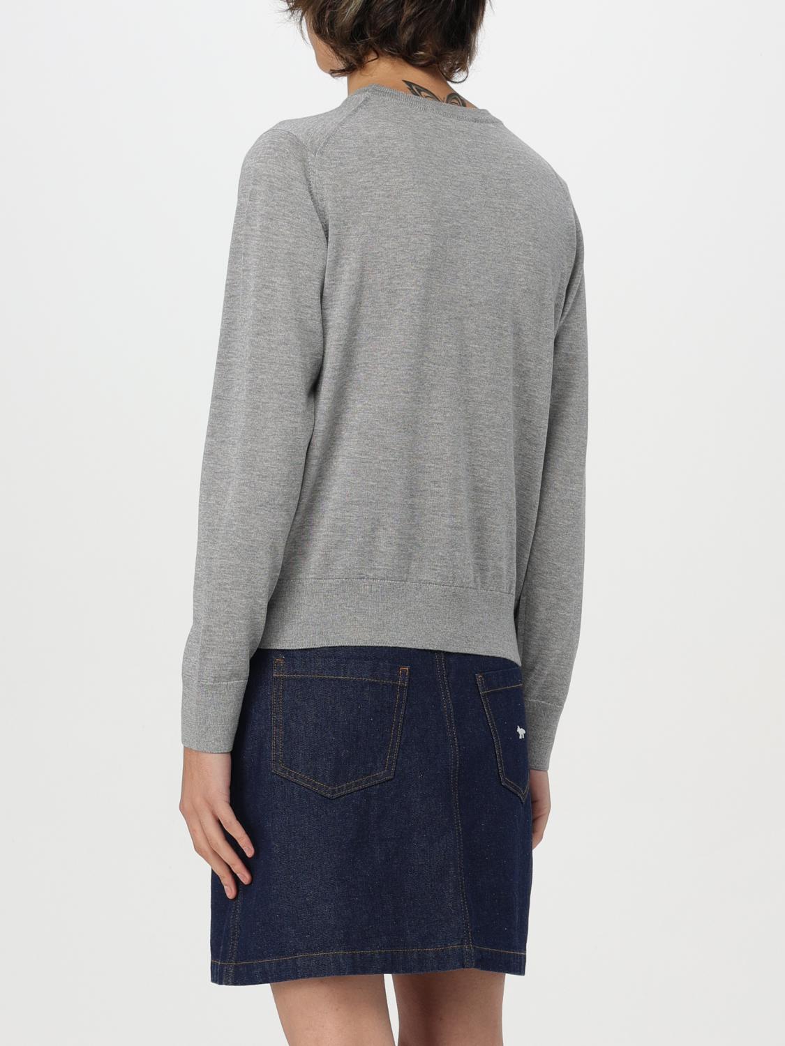 MAISON KITSUNÉ SWEATER: Maison Kitsuné women's sweater, Grey - Img 2