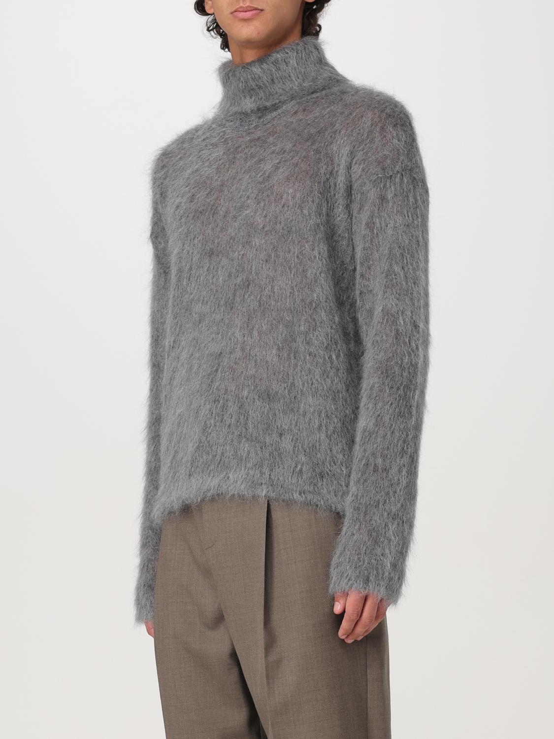 SAINT LAURENT SWEATER: Sweater men Saint Laurent, Grey - Img 4